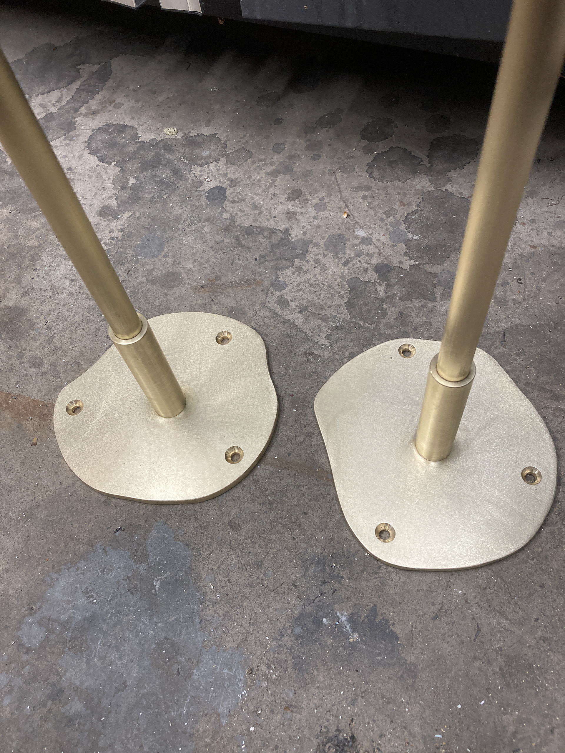 Solid brass clothing racks