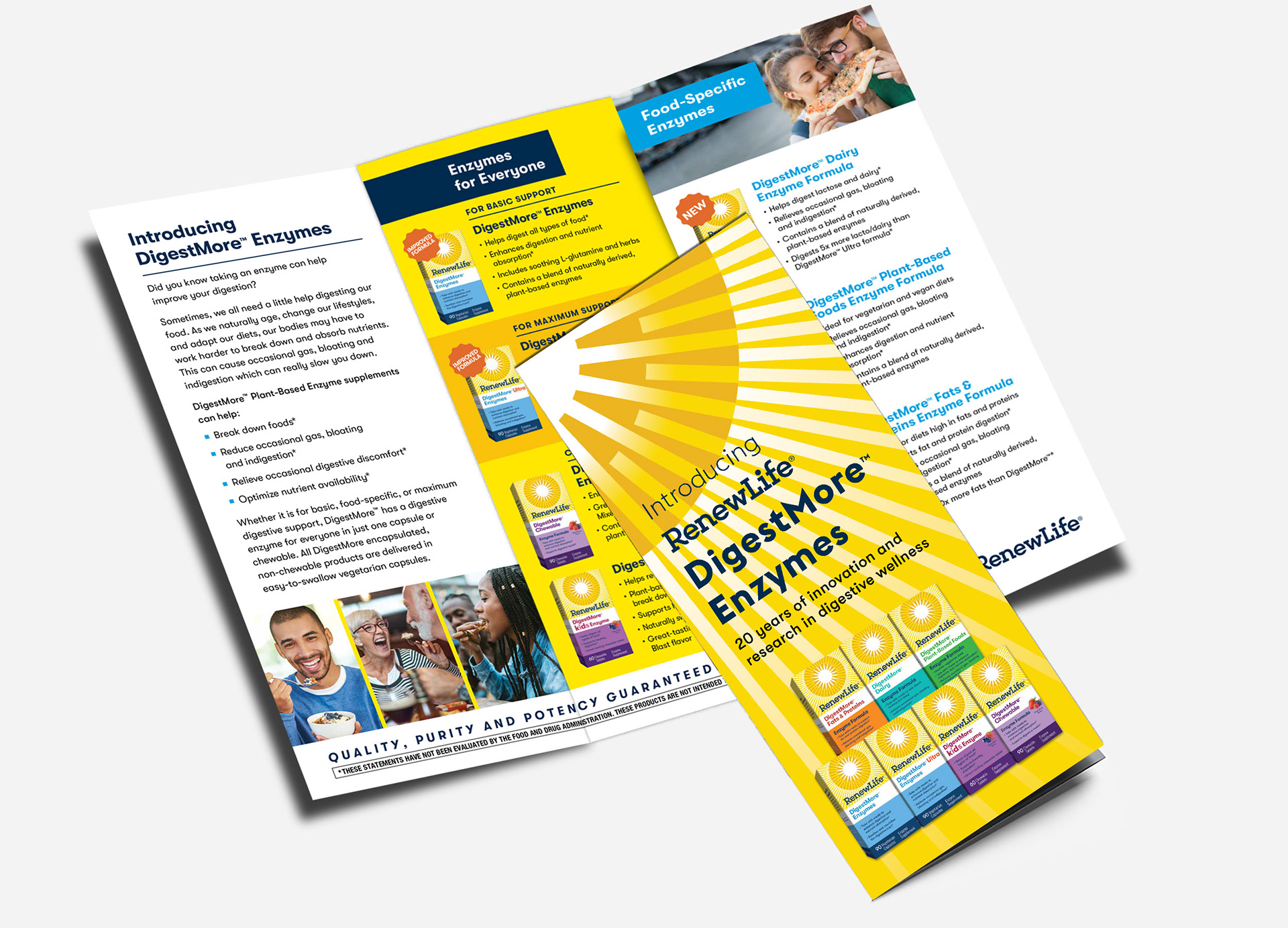 Renew Life DigestMore Enzymes brochure