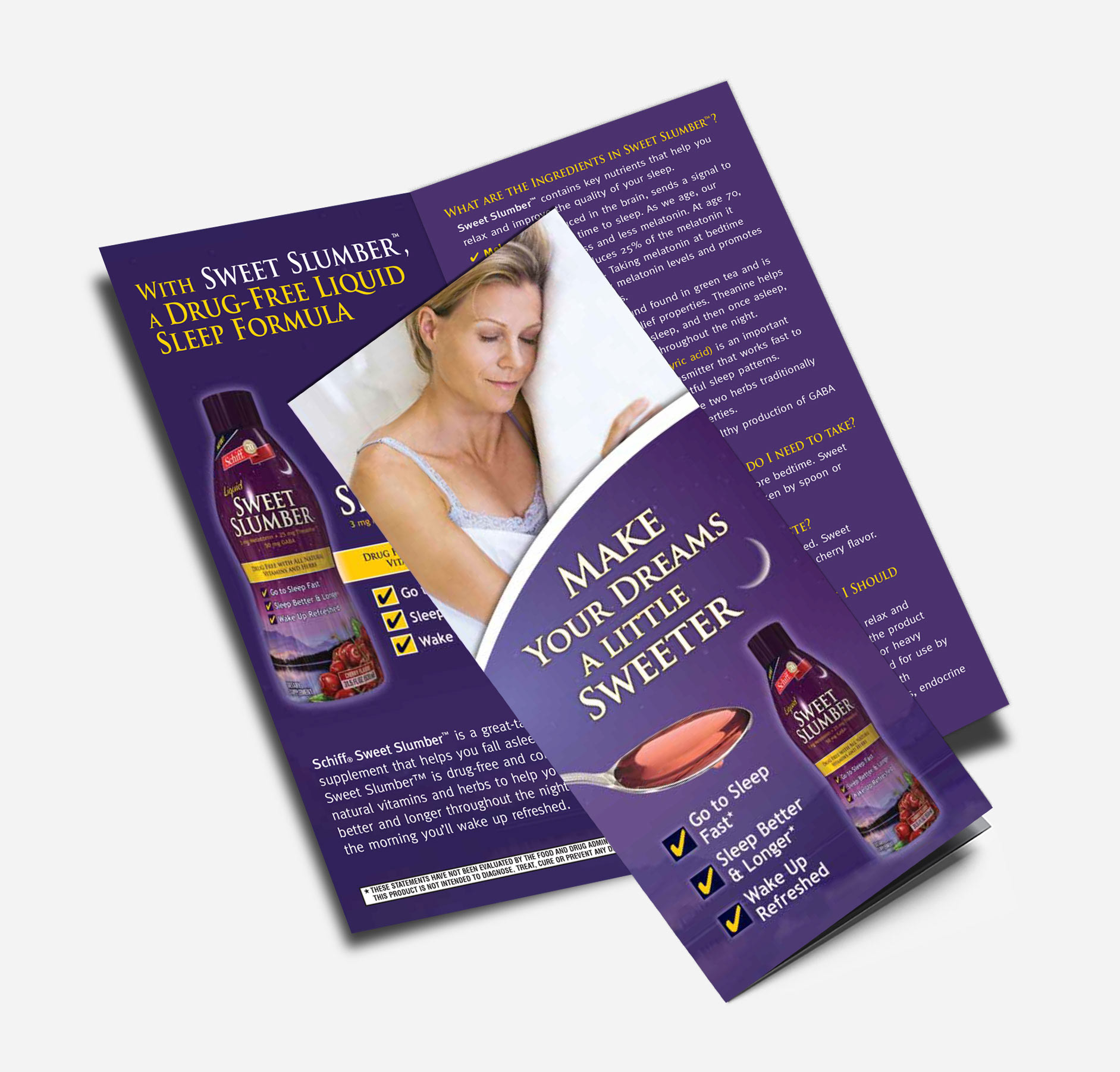 Schiff Sweet Slumber launch brochure