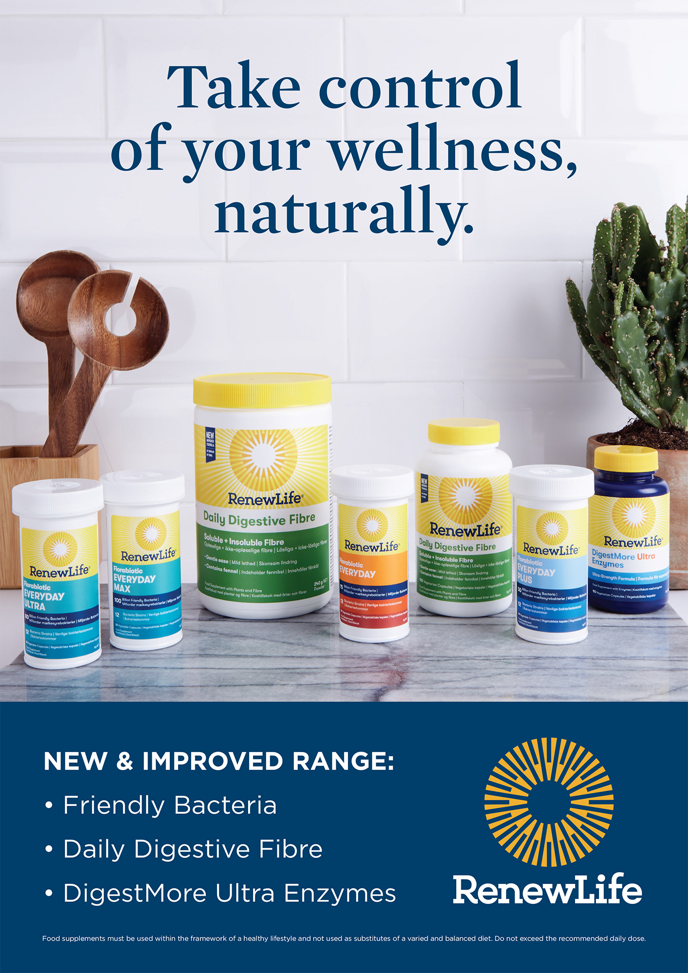 Renew Life Europe Full Line In-Store Poster