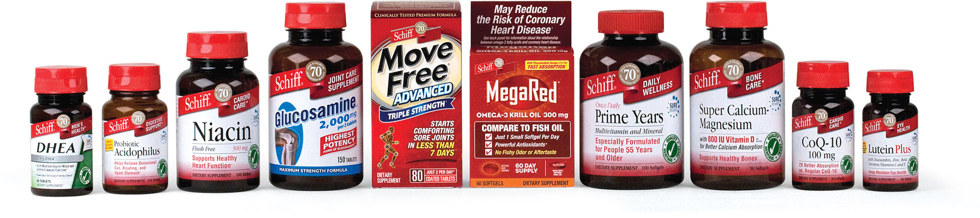 Schiff product lineup