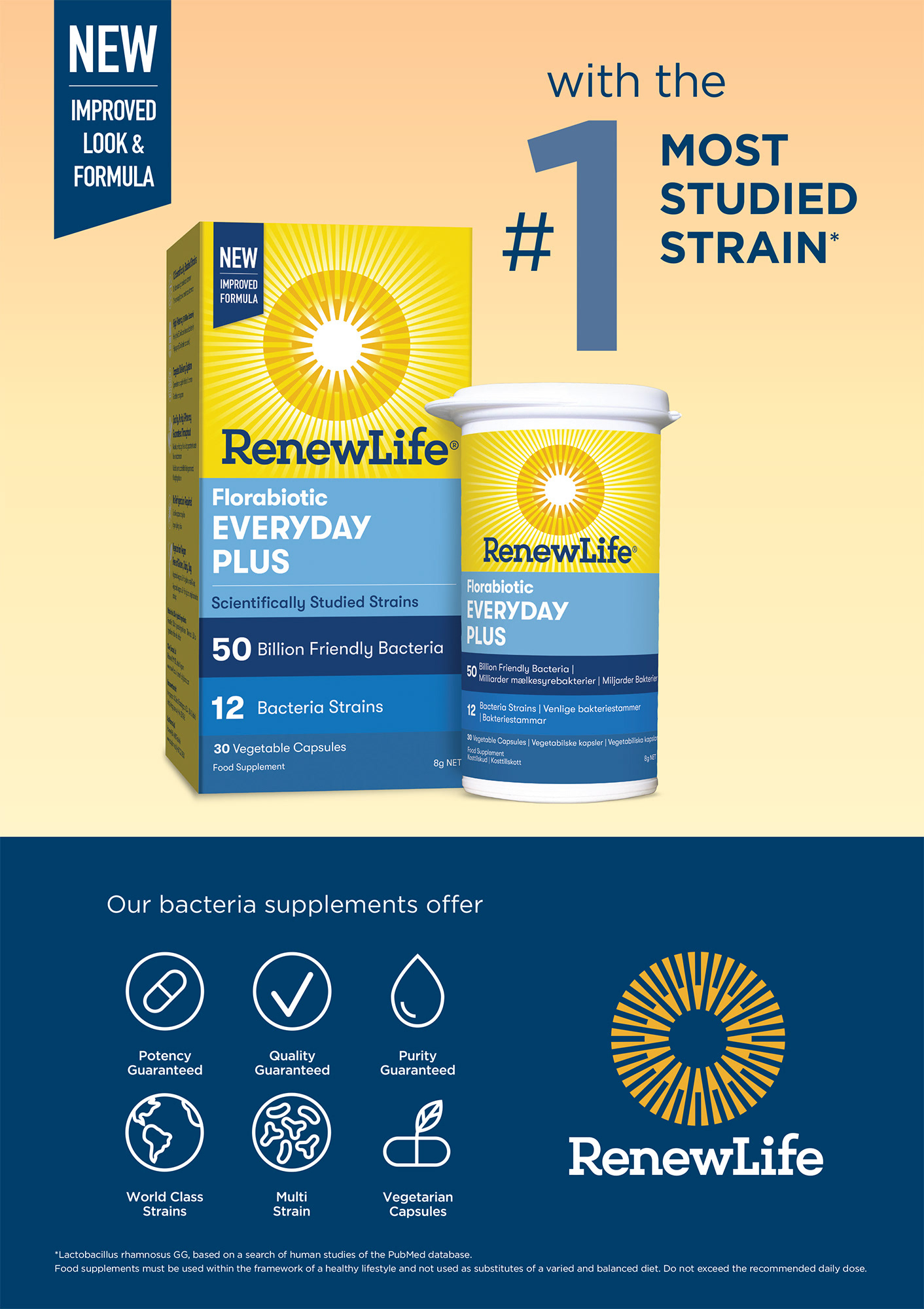 Renew Life Europe In-Store Poster
