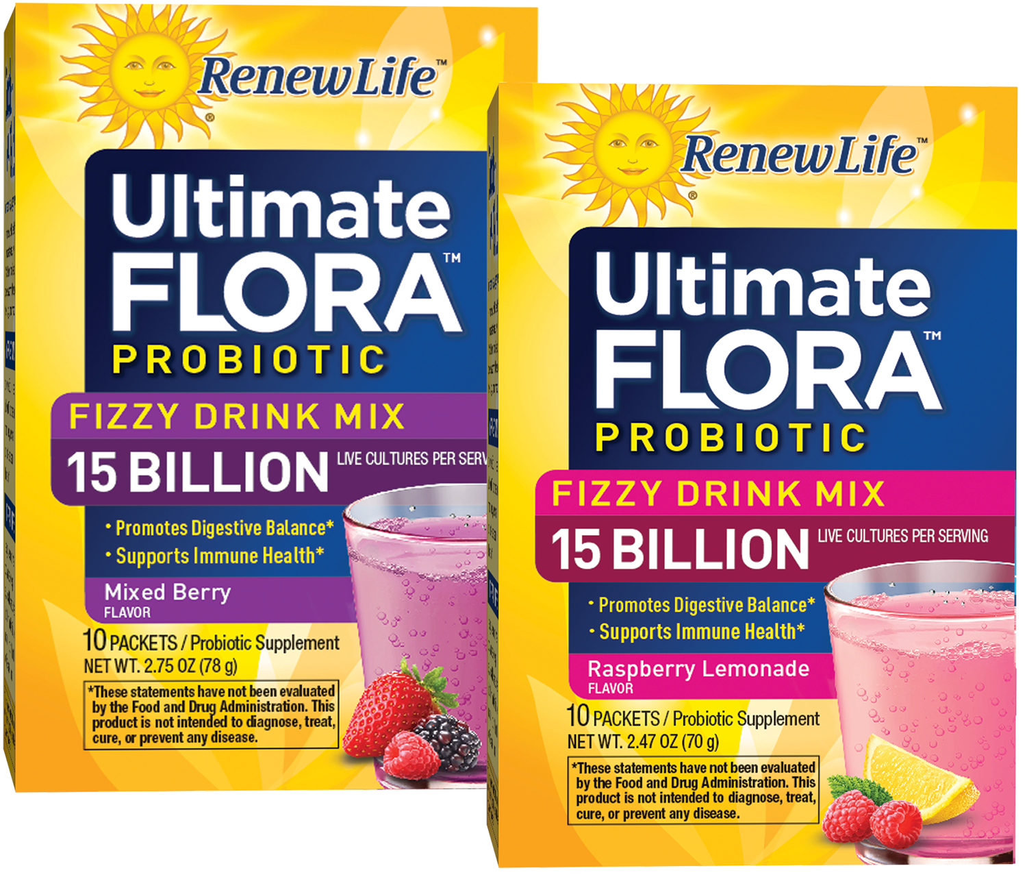 Reneew Life Probiotic Fizzy Drink Mix line extension