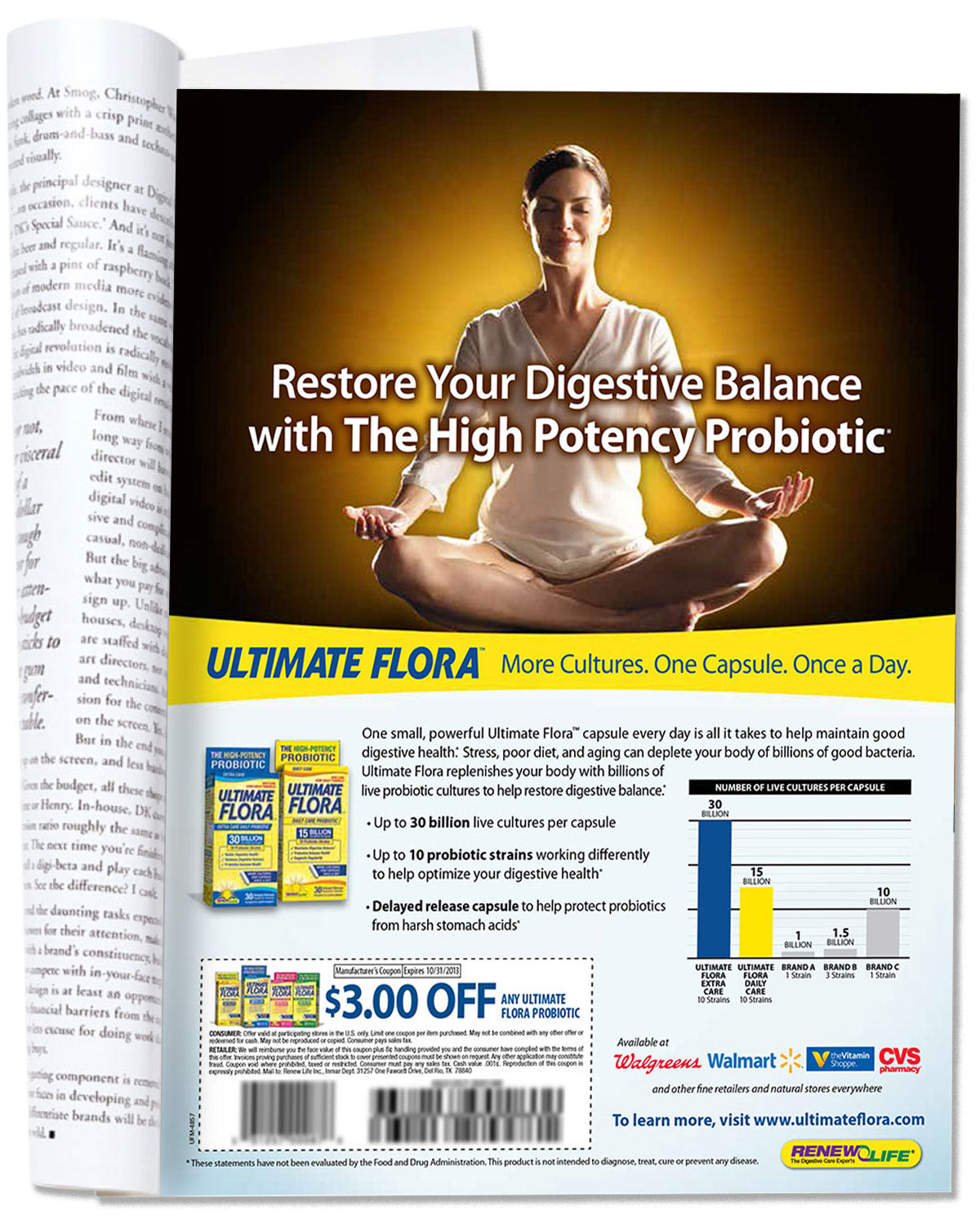Renew Life Ultimate Flora Ad