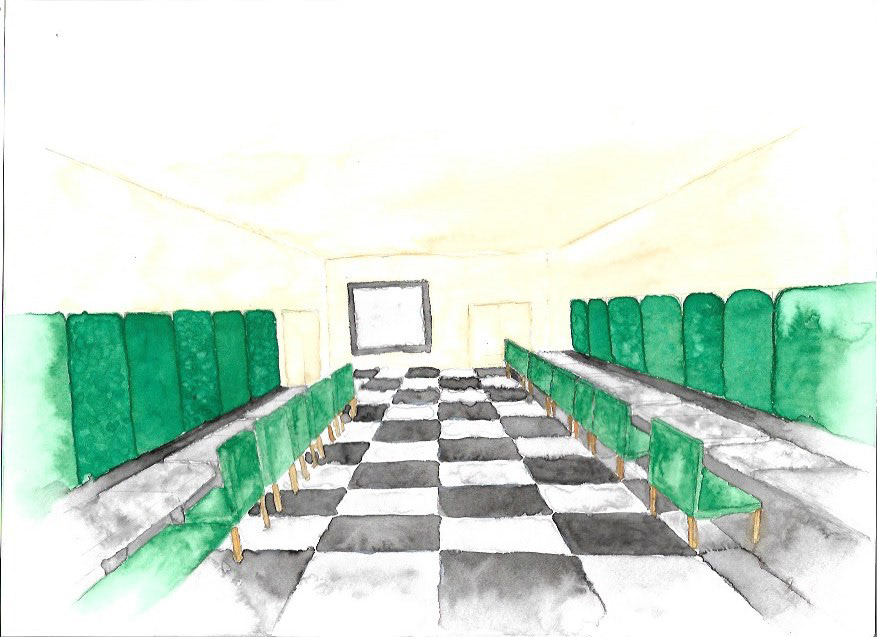 Proposed cafe area - No.28 Restaurant