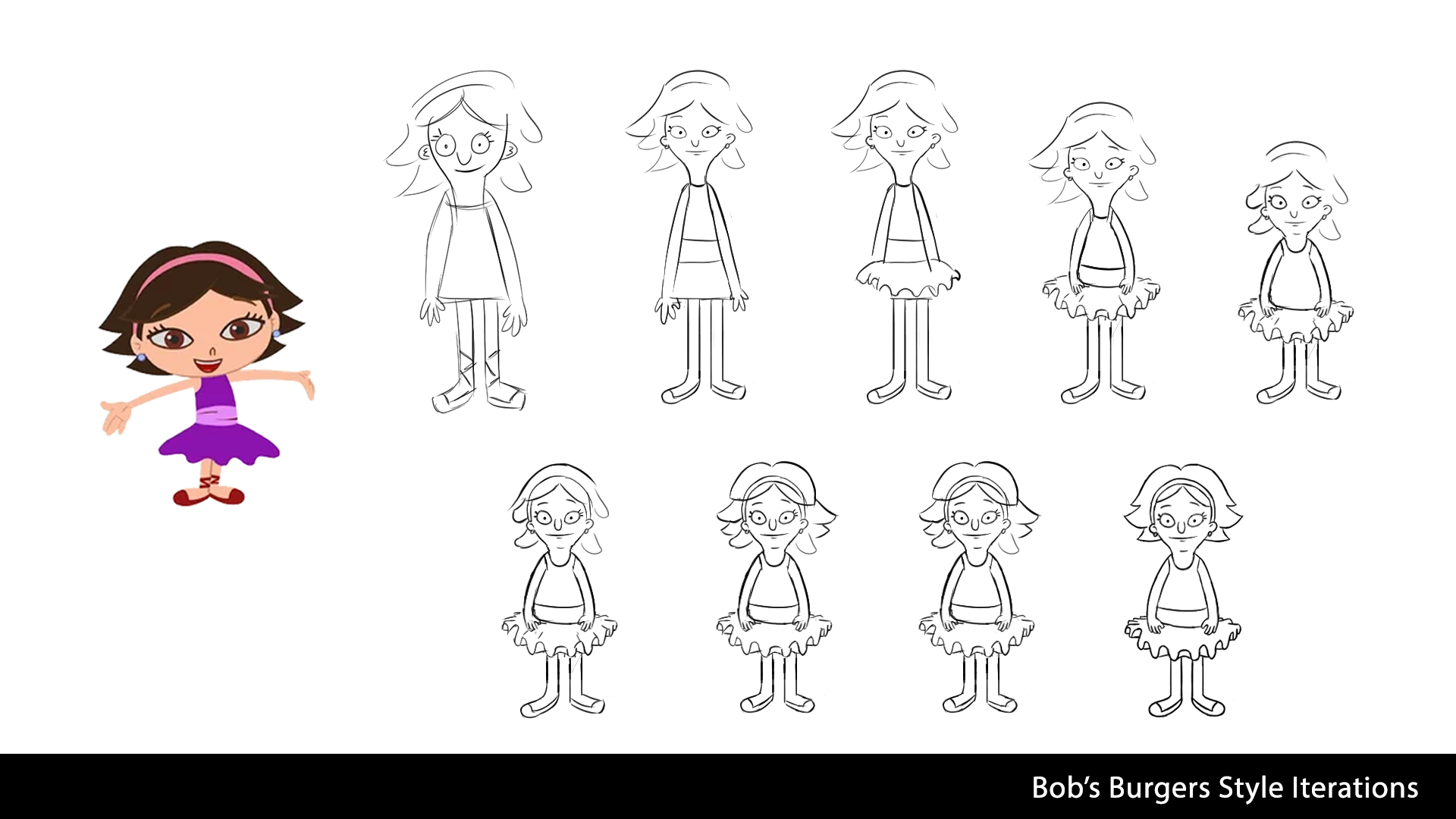 Bob's Burgers Style Development