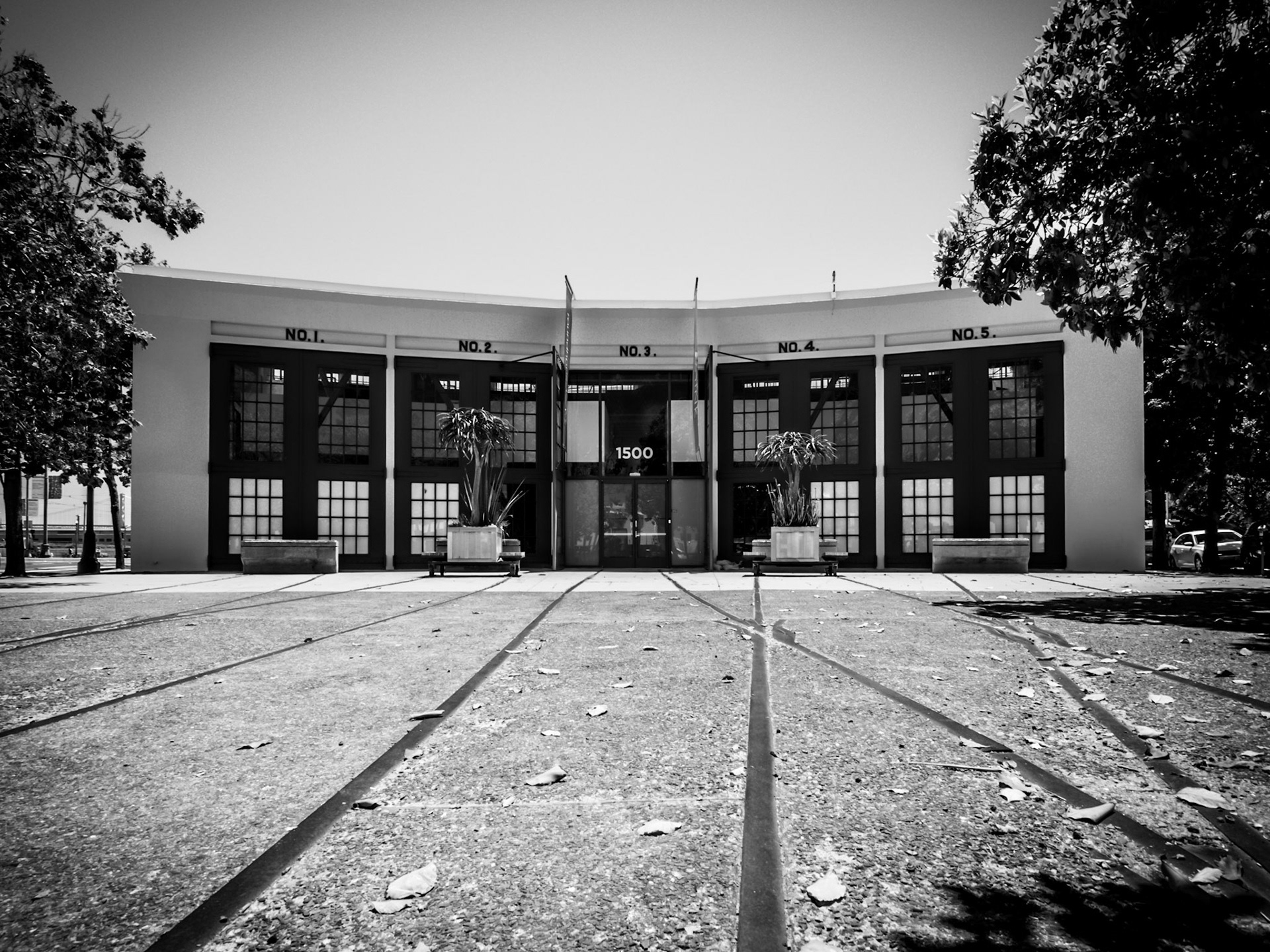 A converted tram-shed off the Embarcadero in San Francisco