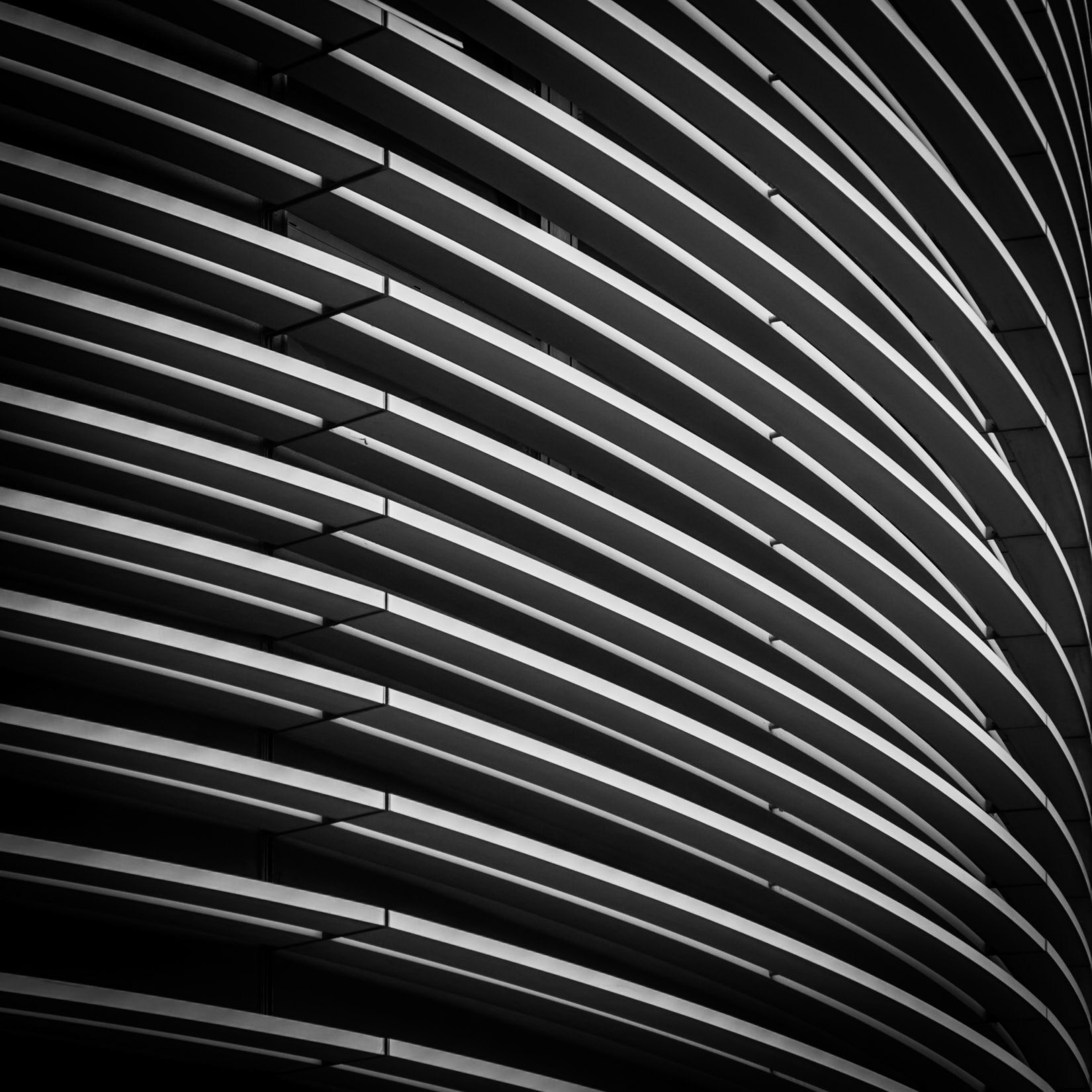 The flowing lines of the Galilee building in Toulouse
