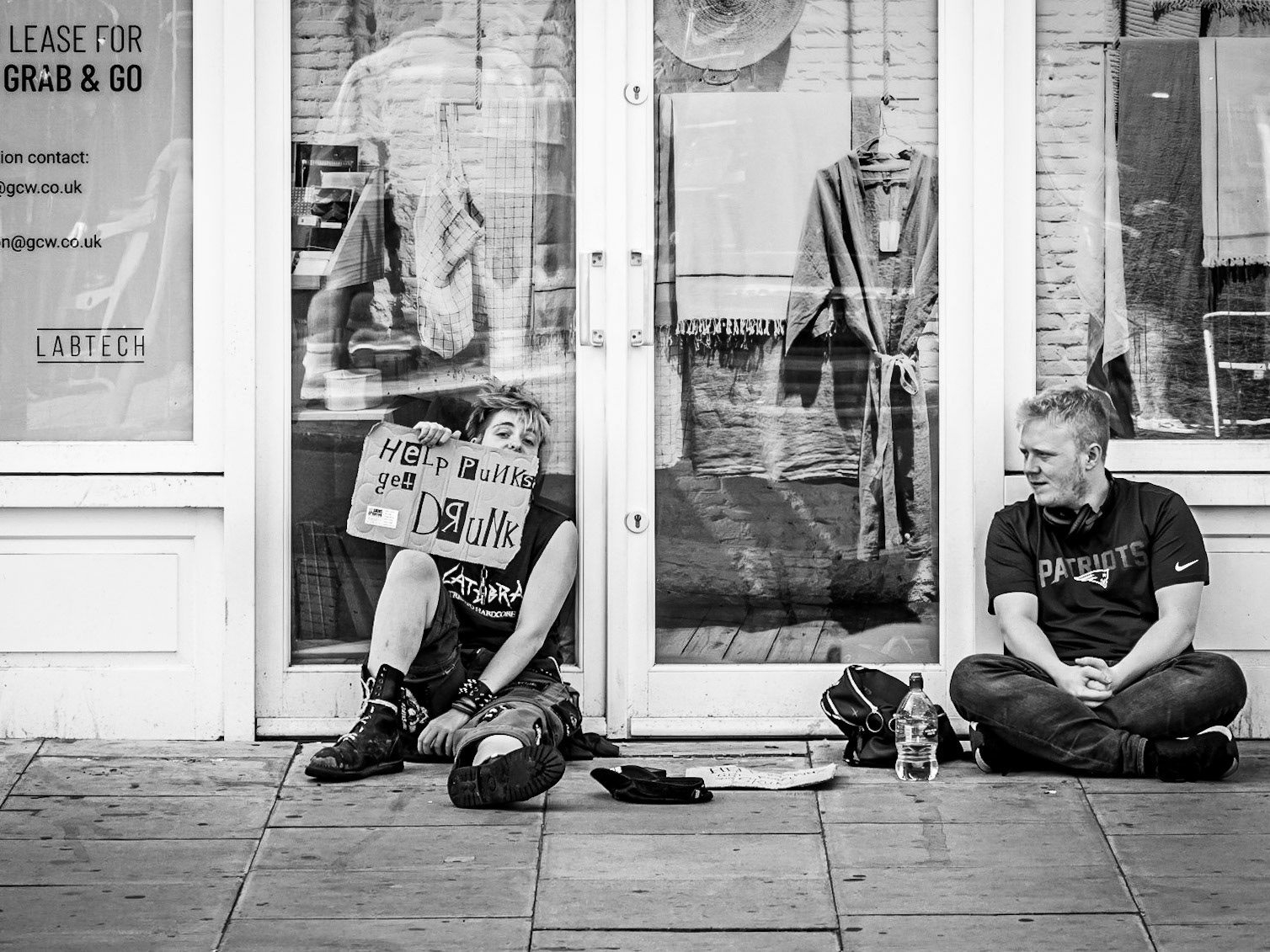 A novel way of collecting funds for the coming evening in the pub