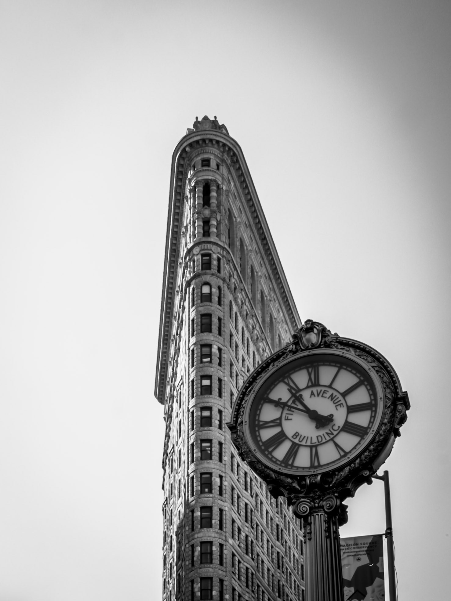 The iconic Flat Iron building in Manhattan, New York
