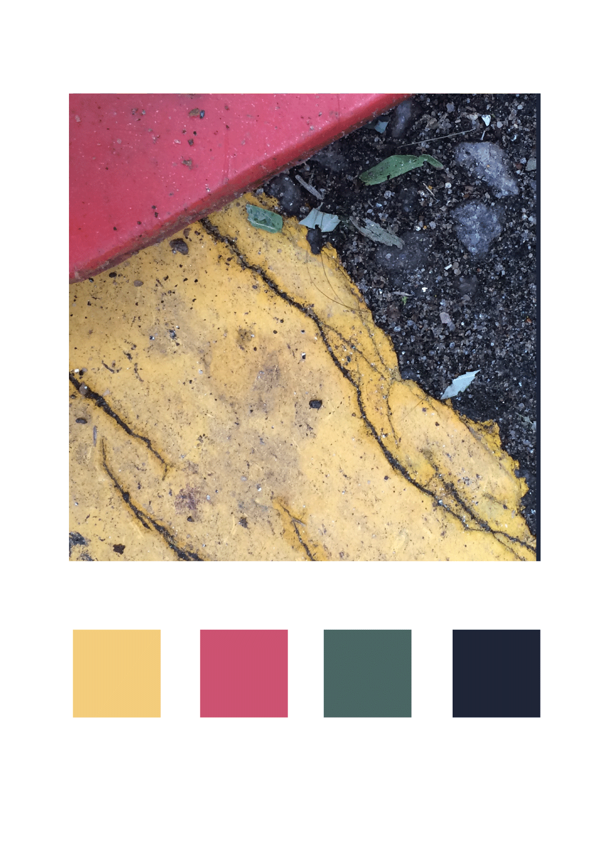foto urbana e paleta de cor original