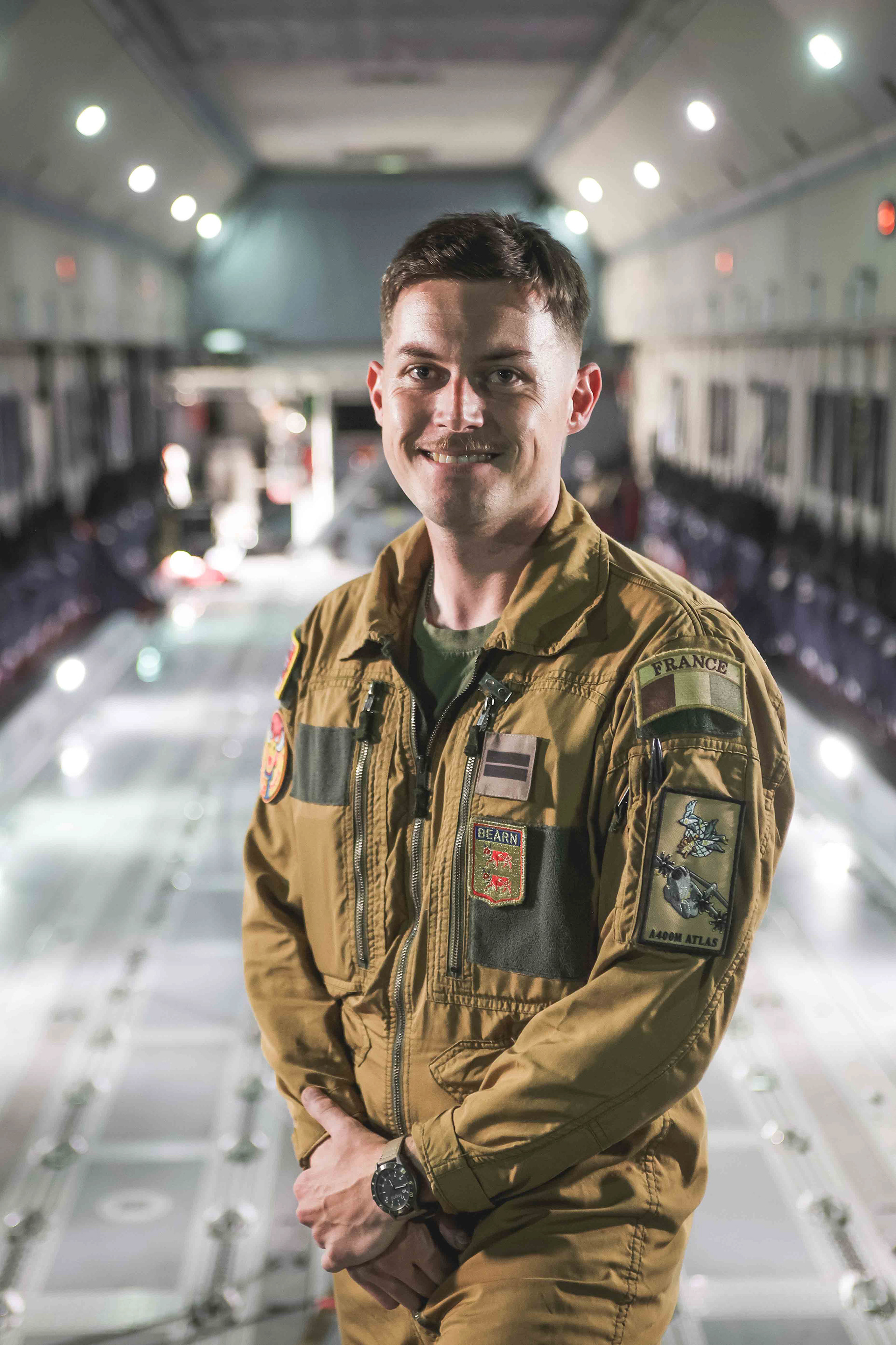 Clément, pilote de l'Airbus A400M