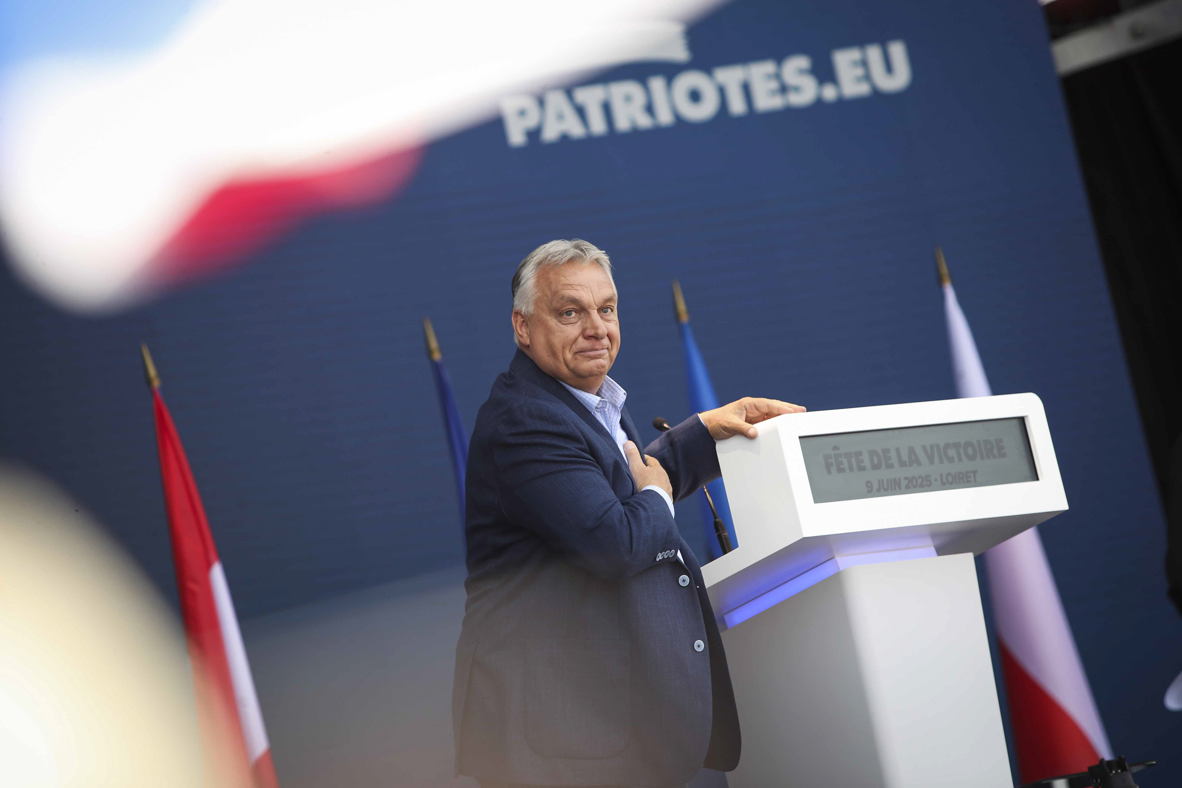 Viktor Orban, premier ministre Hongrois - meeting des Patriots - Loiret 2025