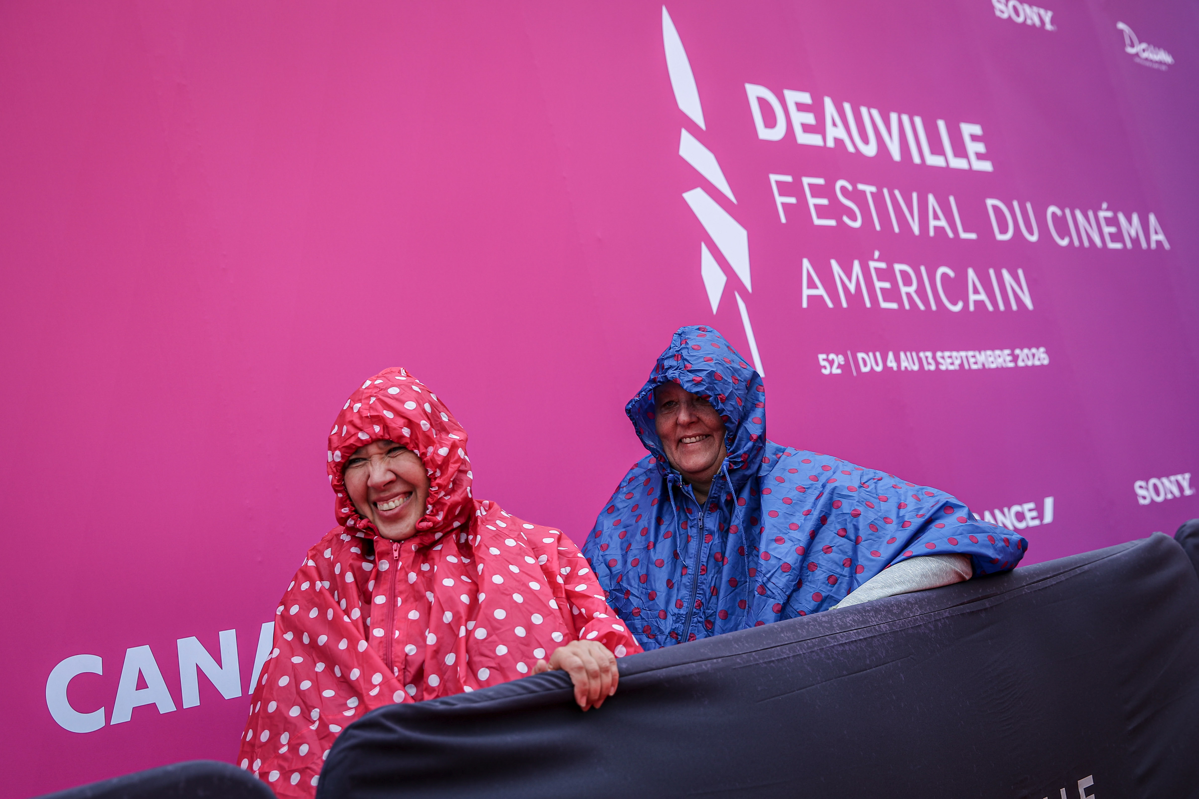 Sous averse au festival du cinéma américain