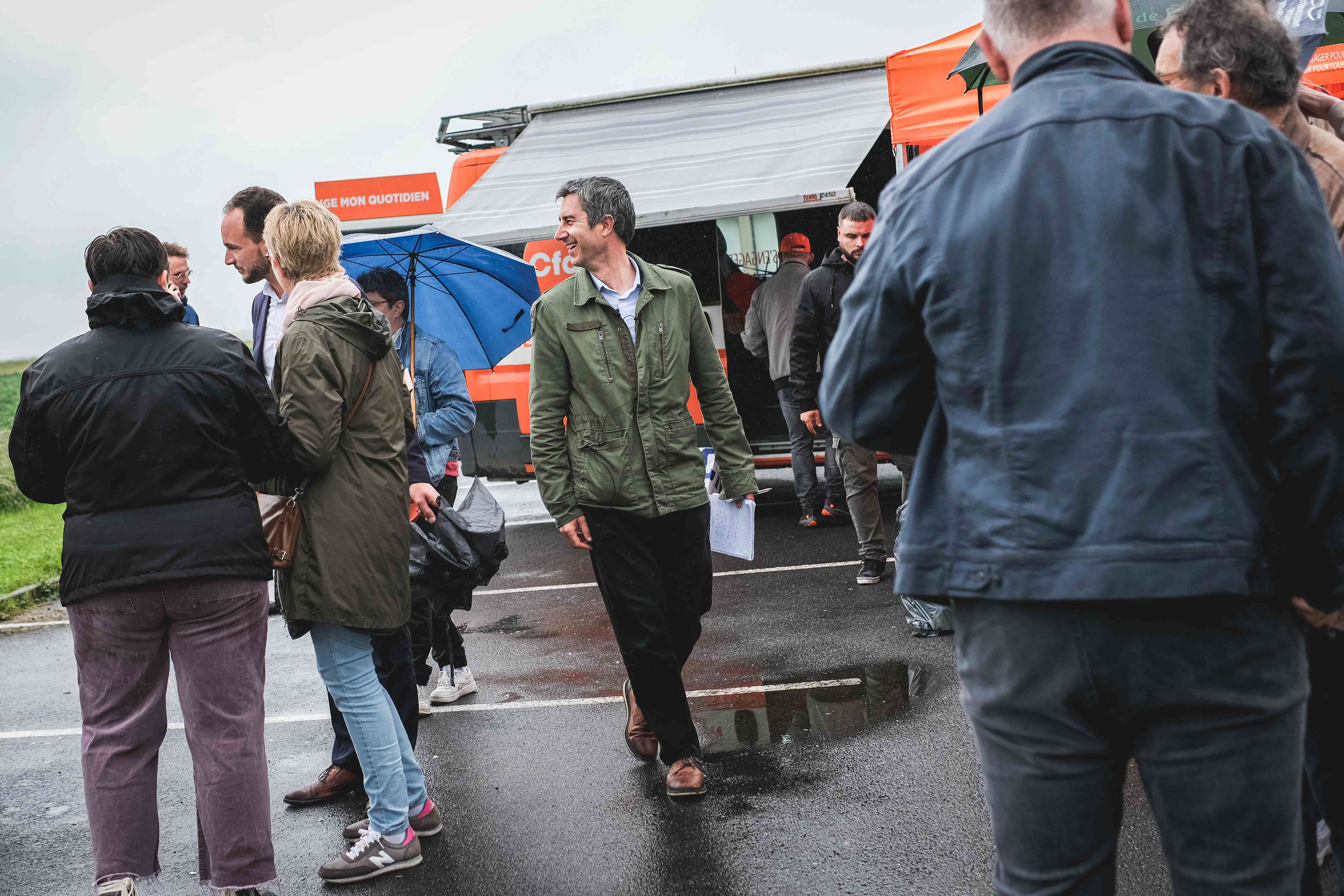 François Ruffin, piquet de grève - 2024