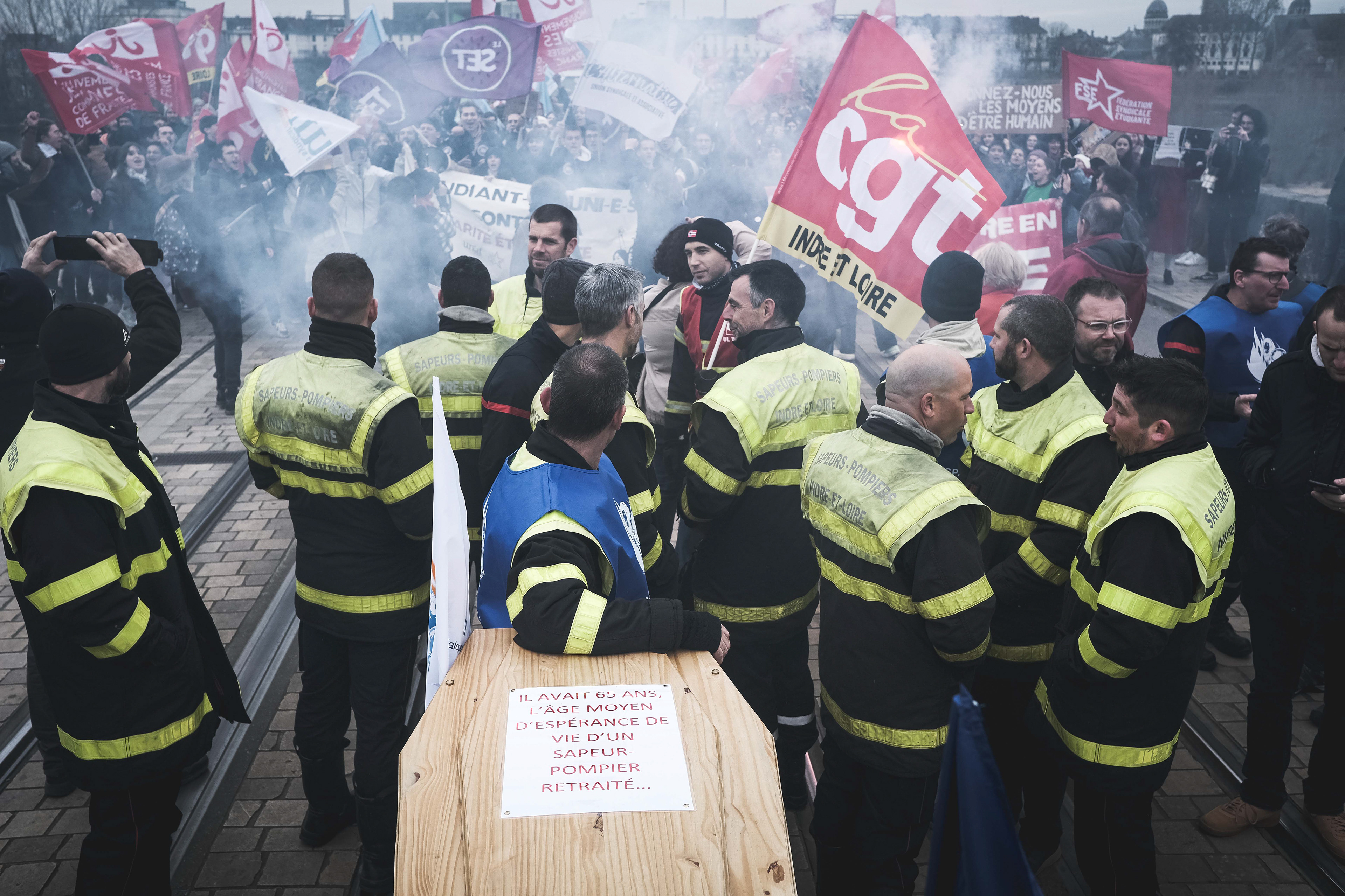 En manif contre la réforme des retraites - 2023