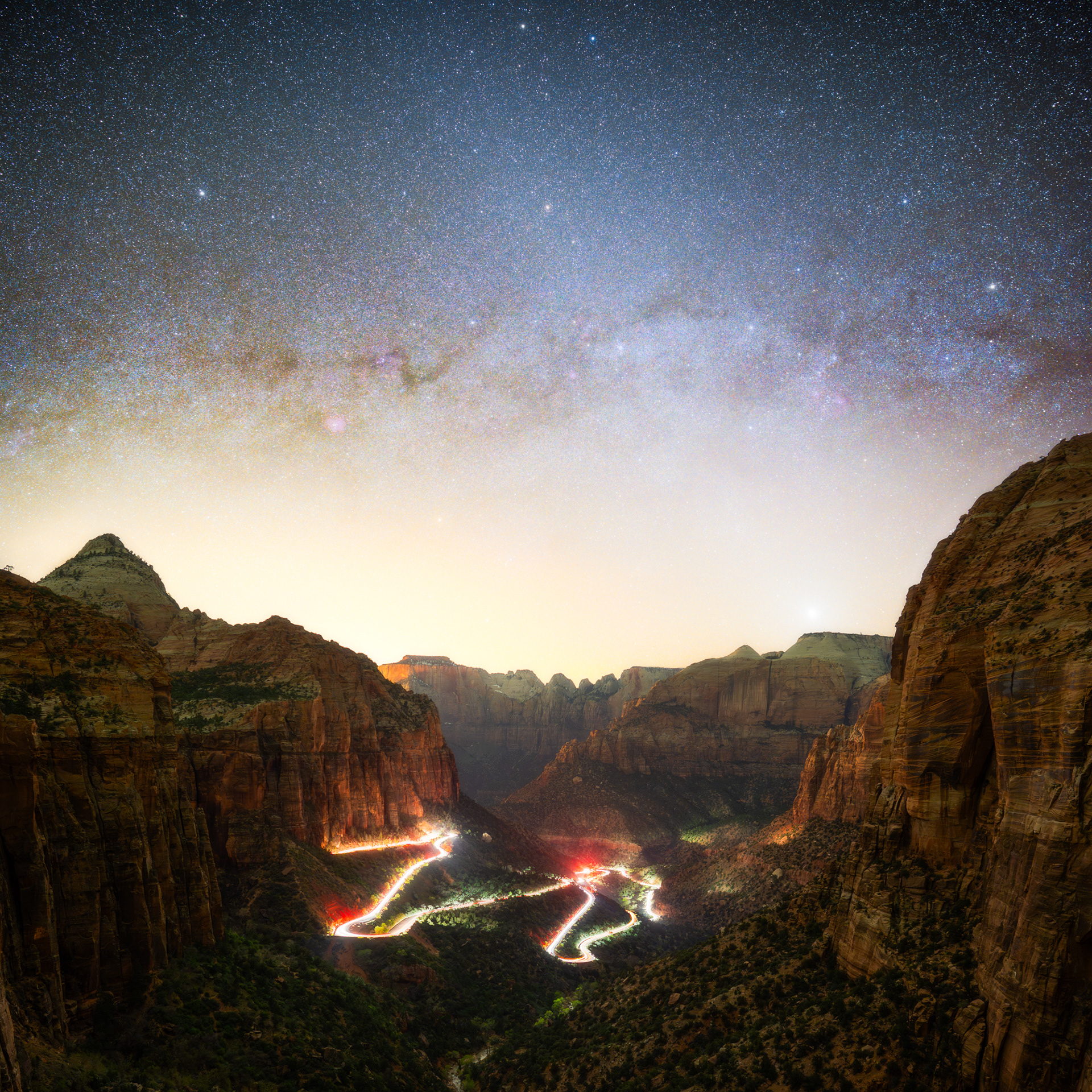 Milky Way over Zion