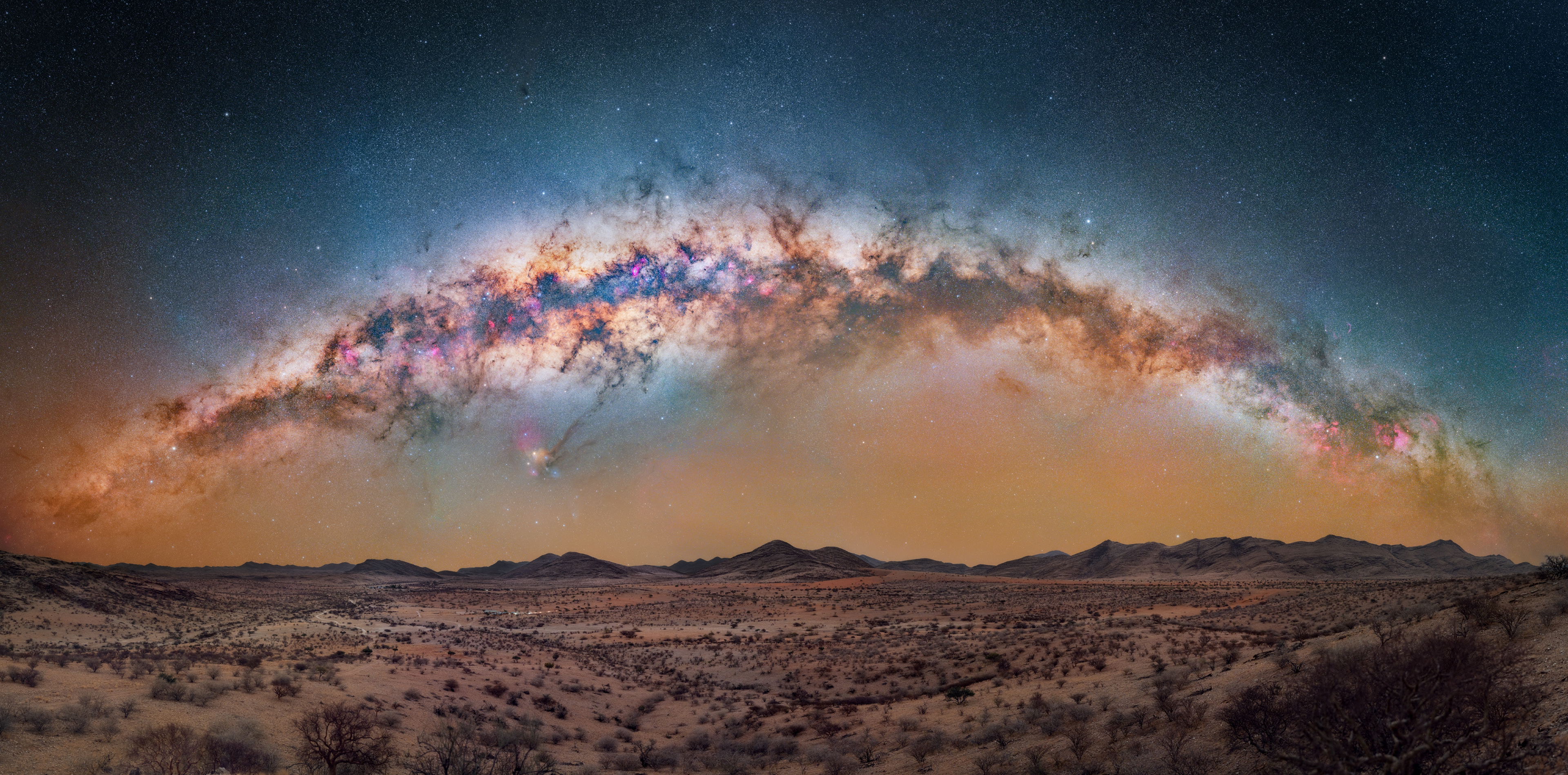 Milky Way Arch over Namibia