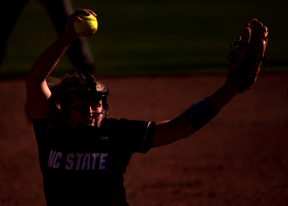 Sydney Nester pitches on May 8, 2021.