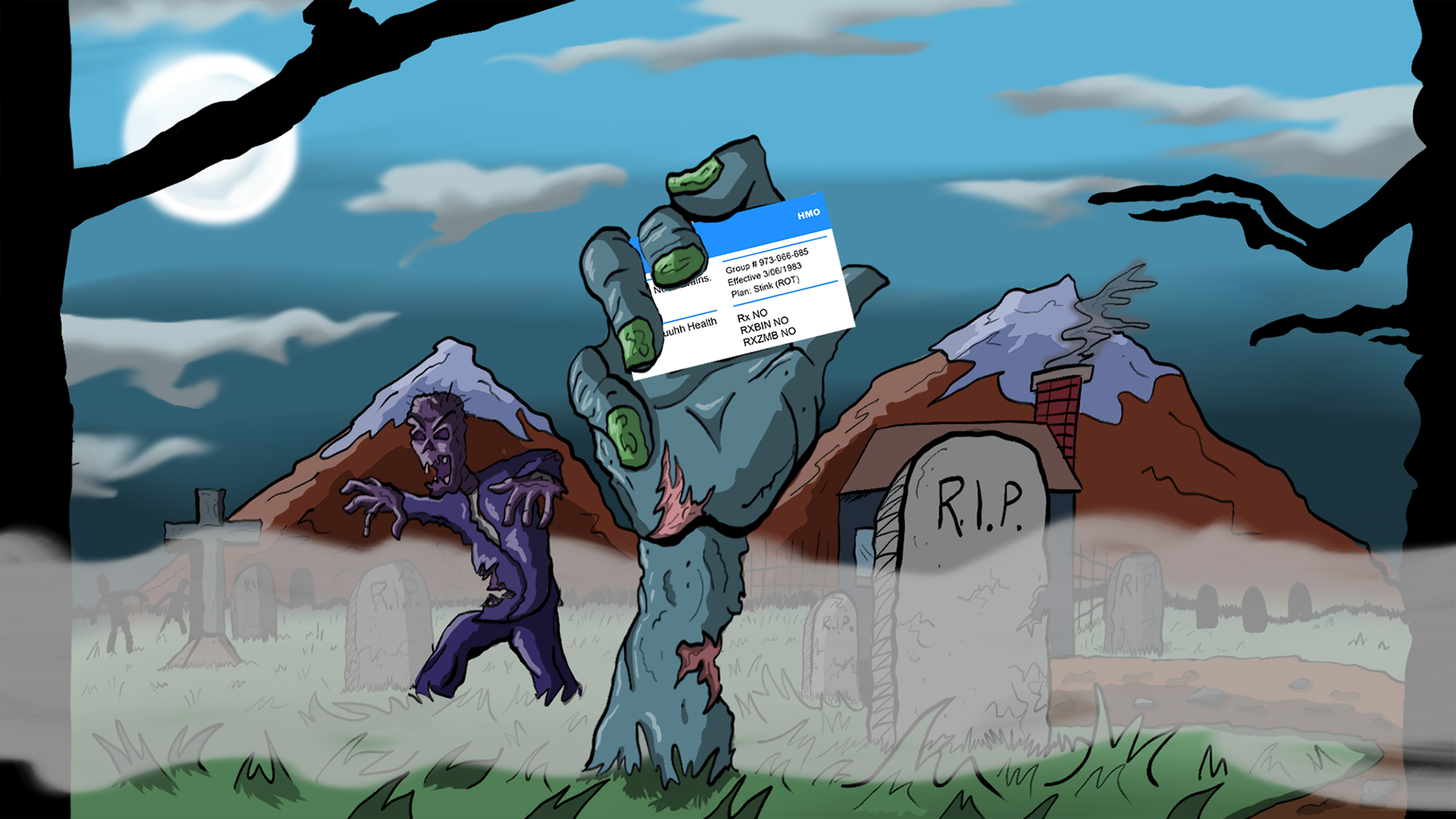 From my animated parody commercial, "Zom-B".