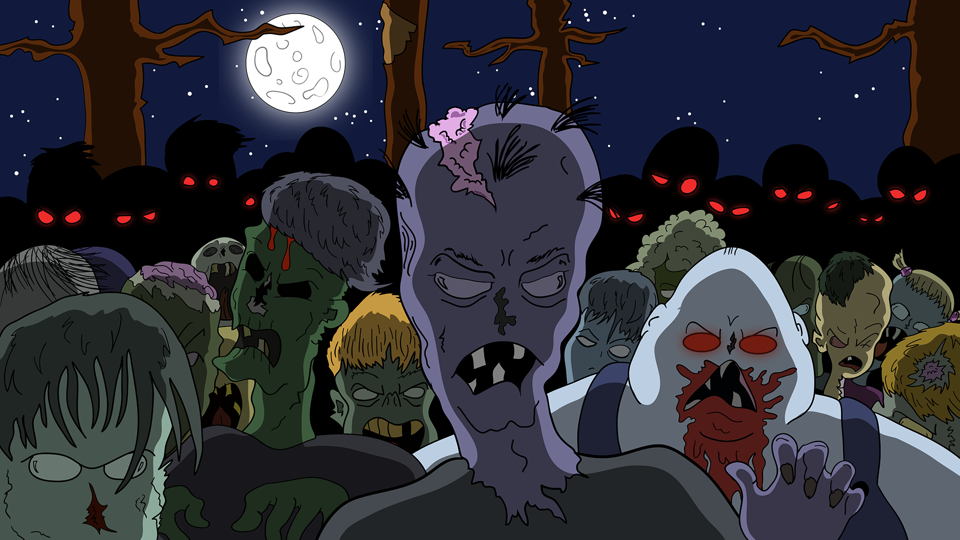 From my animated parody commercial, "Zom-B".