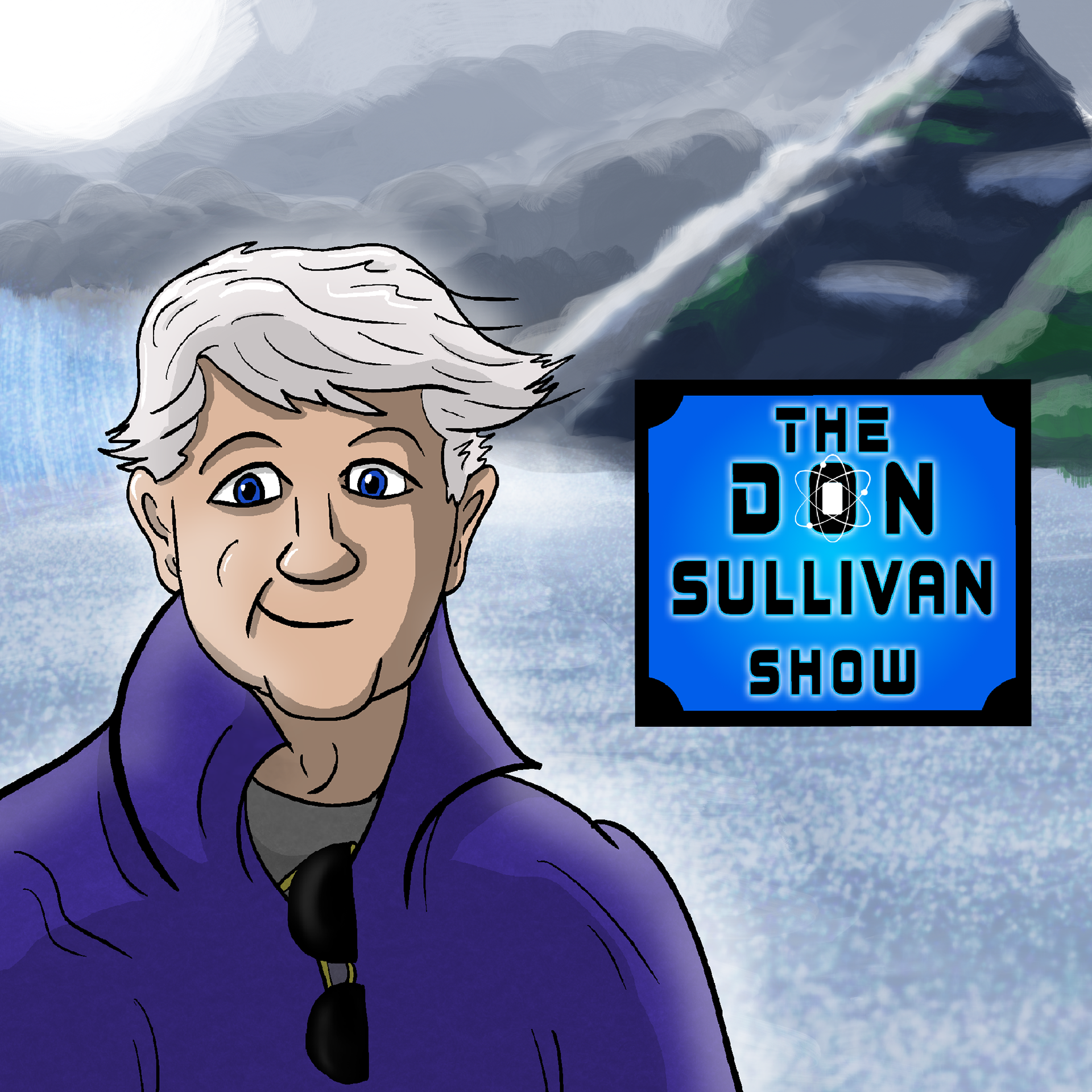 Logo for the podcast I produce currently at www.thedonsullivanshow.com