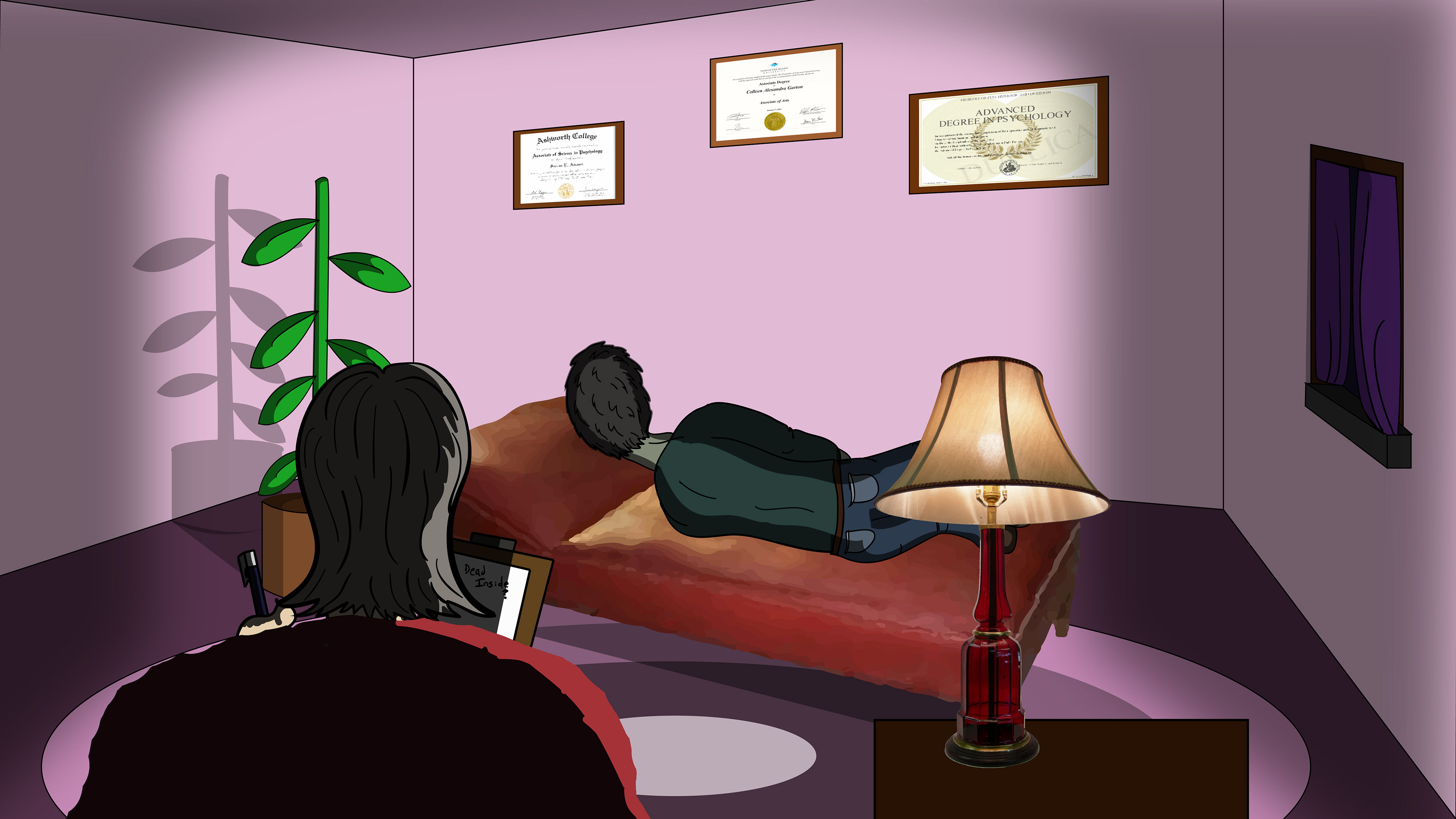 From my animated parody commercial, "Zom-B".