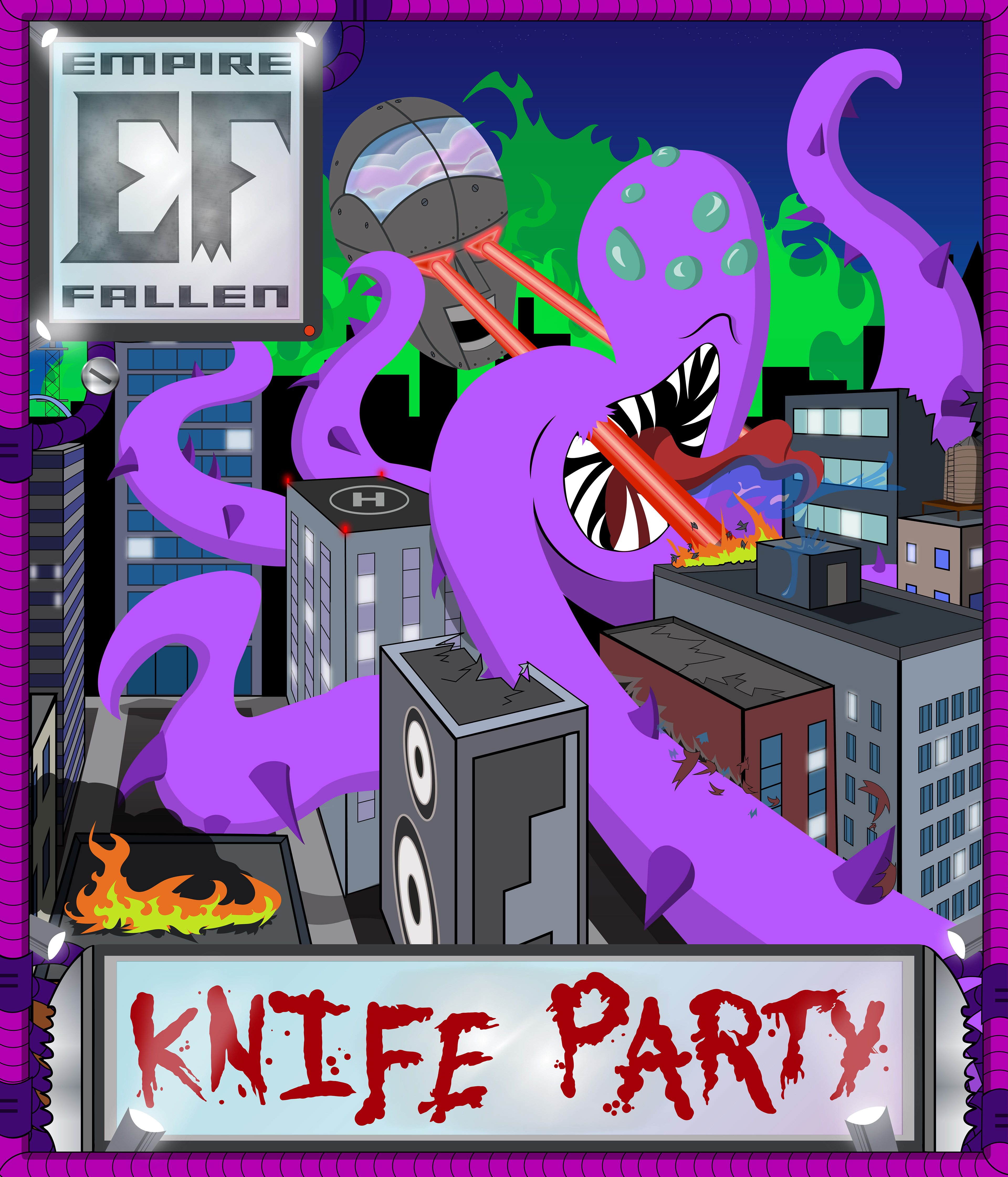 Promotional Album Artwork for "Empire Fallen".