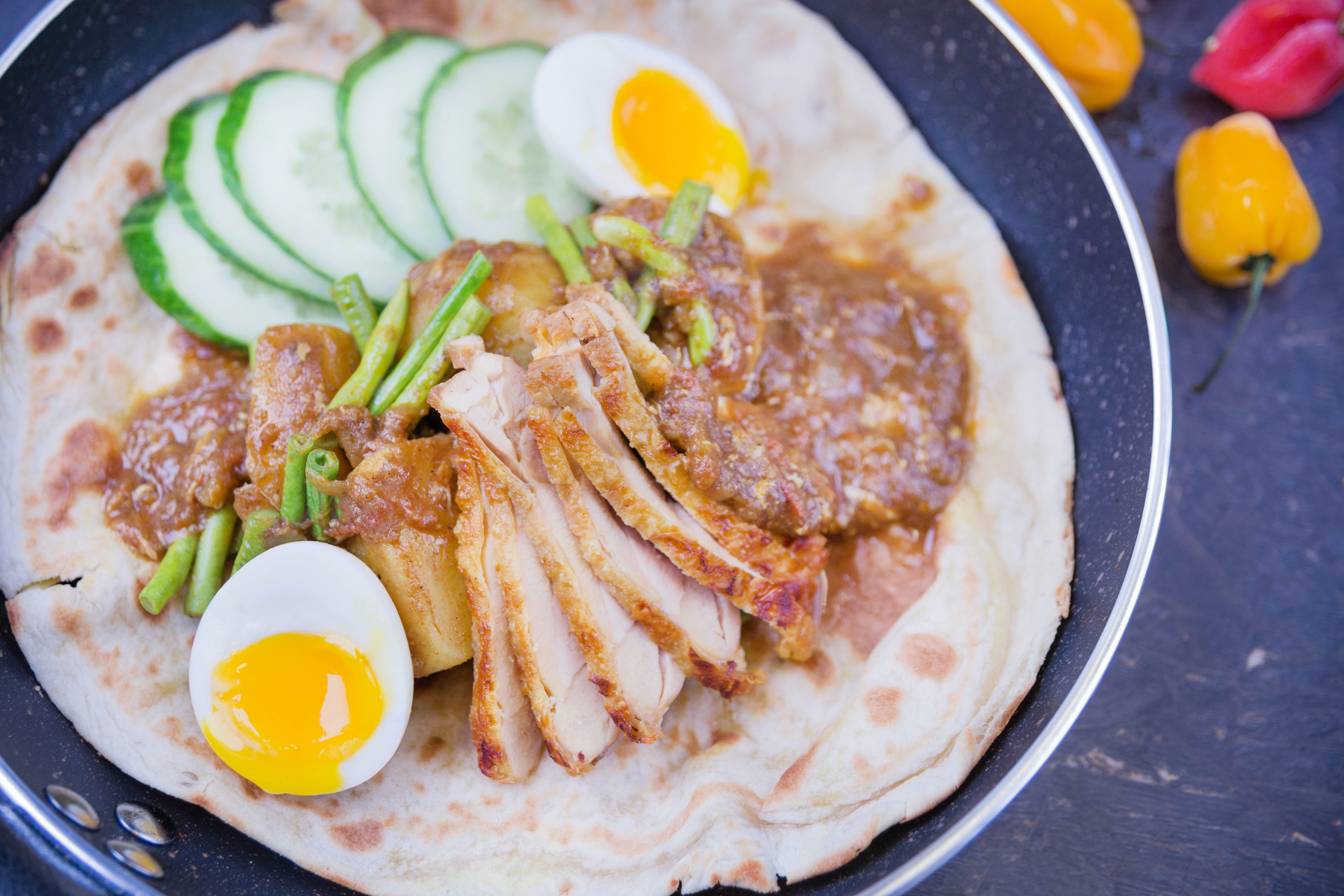 Surinamese Chicken Roti