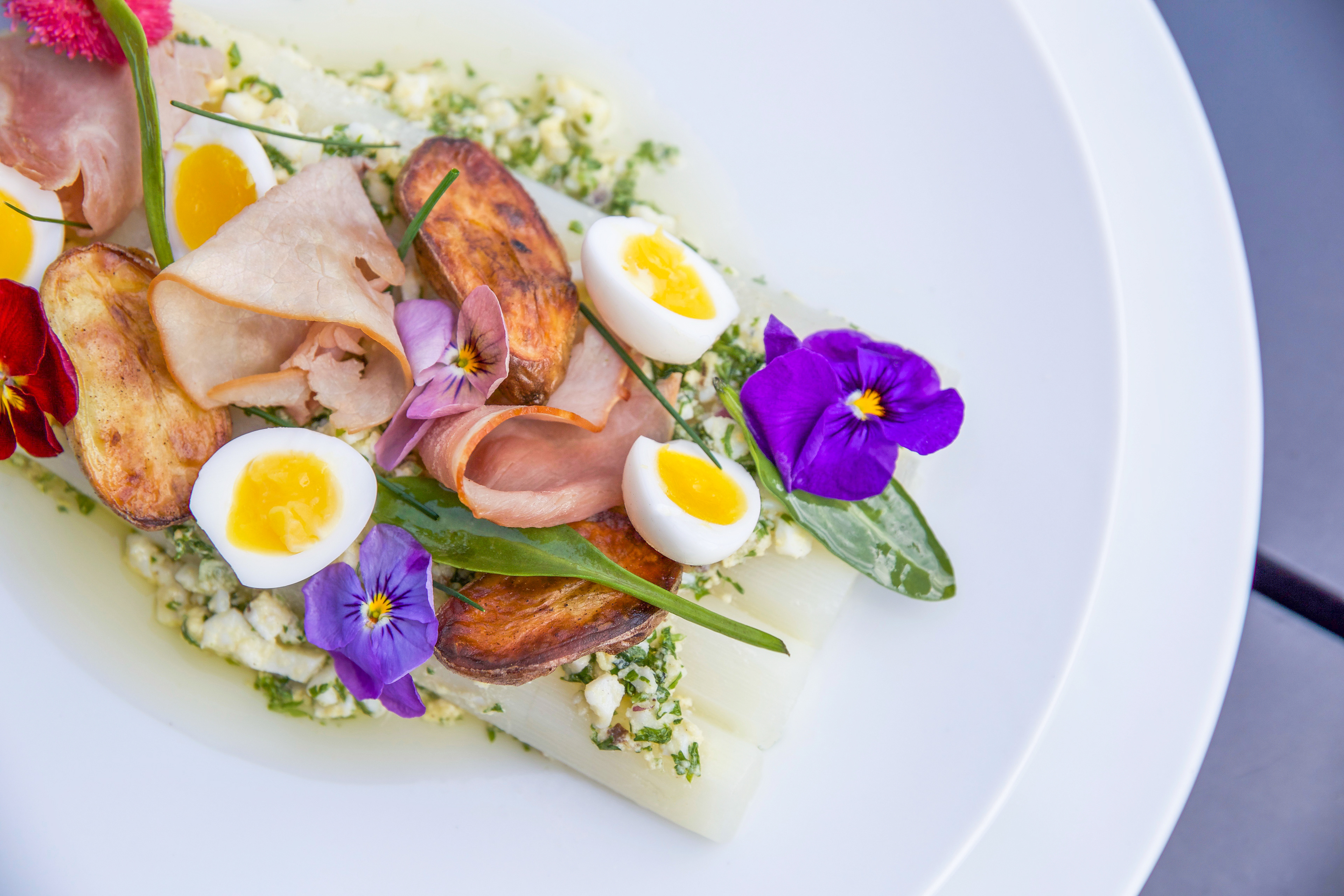 Asparagus a la Flamande