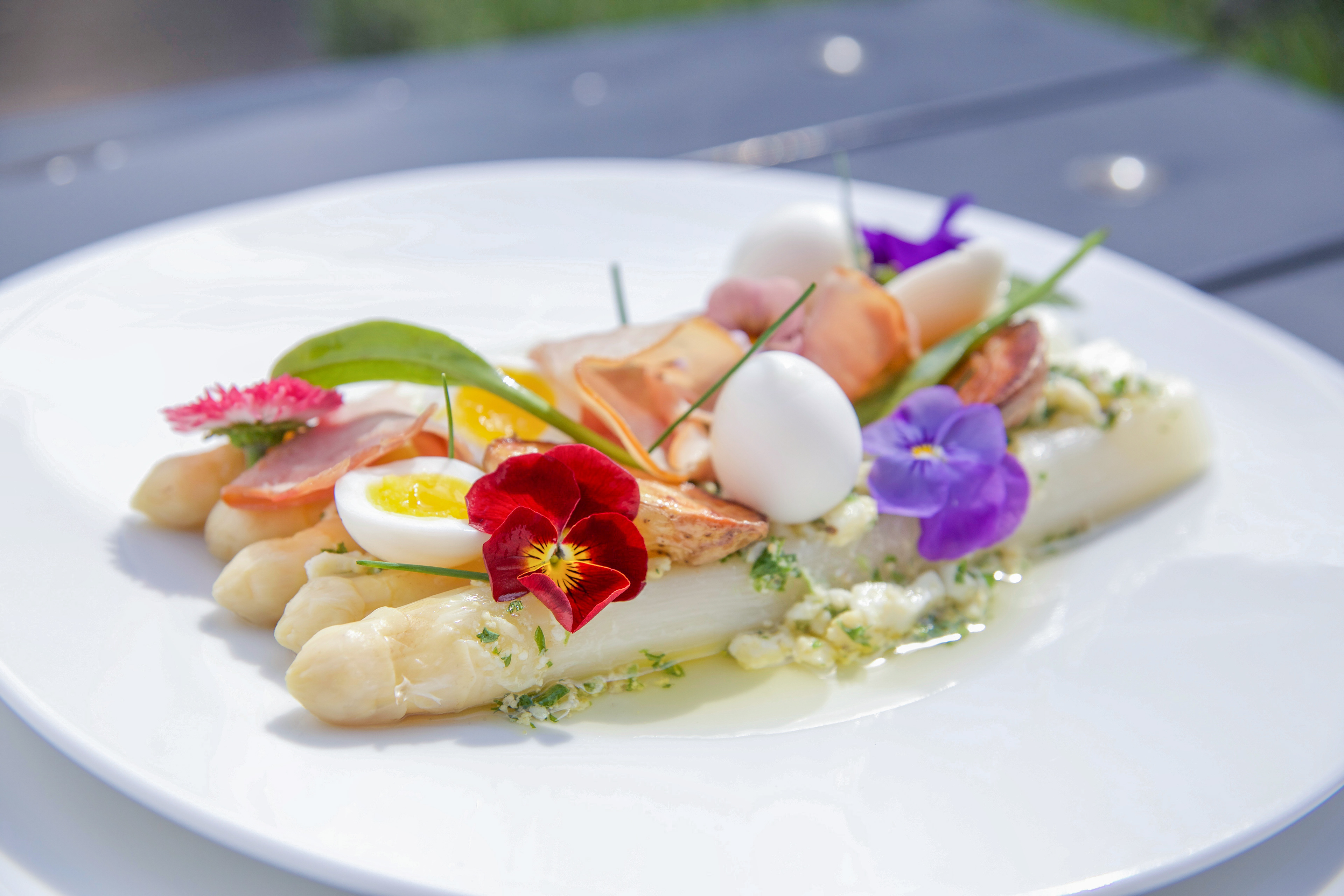 Asparagus a la Flamande