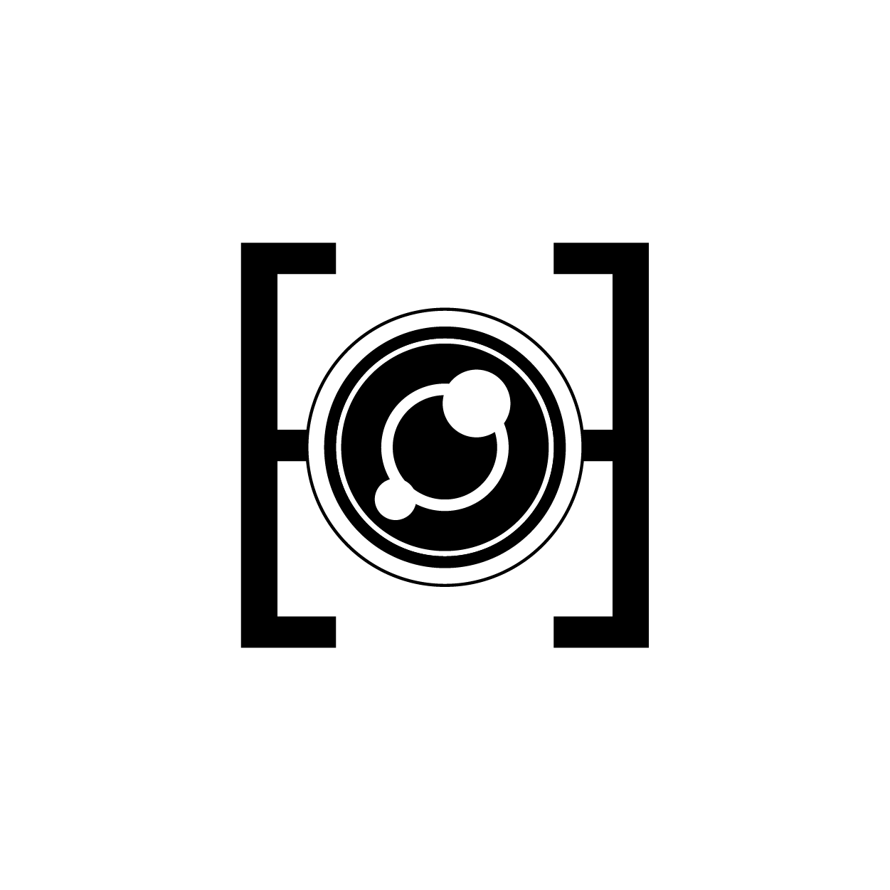 Heimdall Security Systems Logo - Minimal Black on White