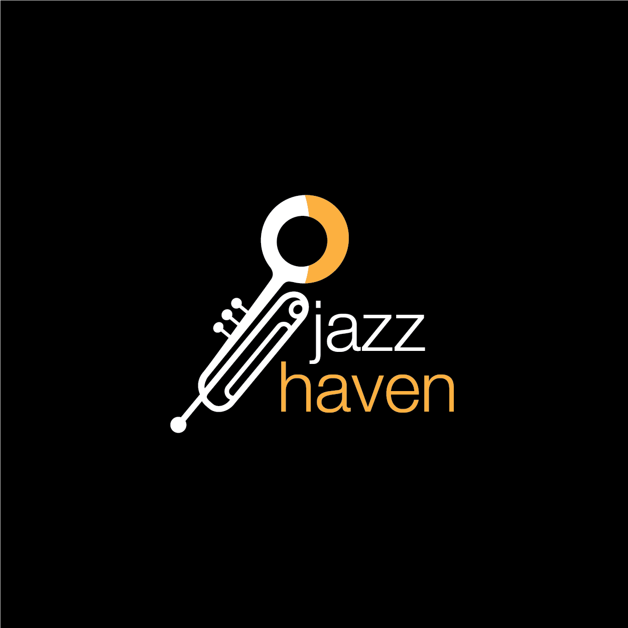 Jazz Haven Logo Color on Black