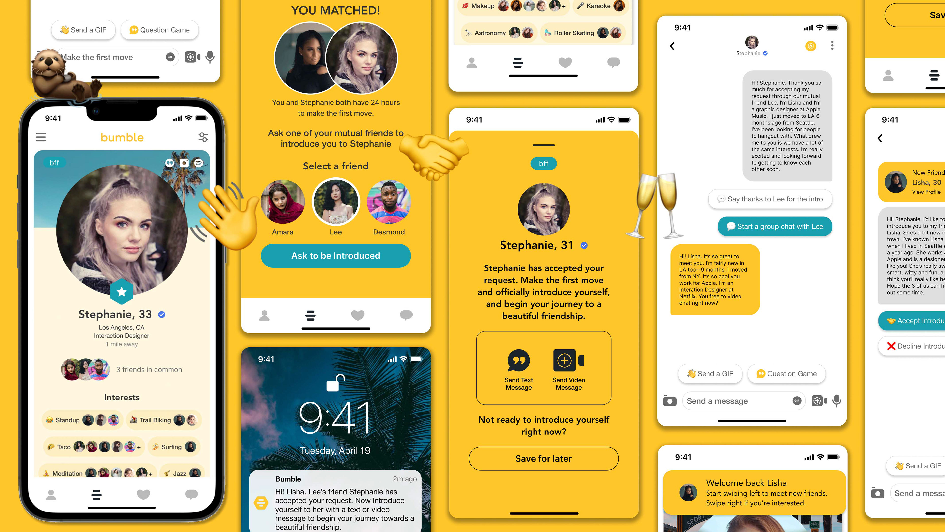 Bumble BFF app helps people make friends