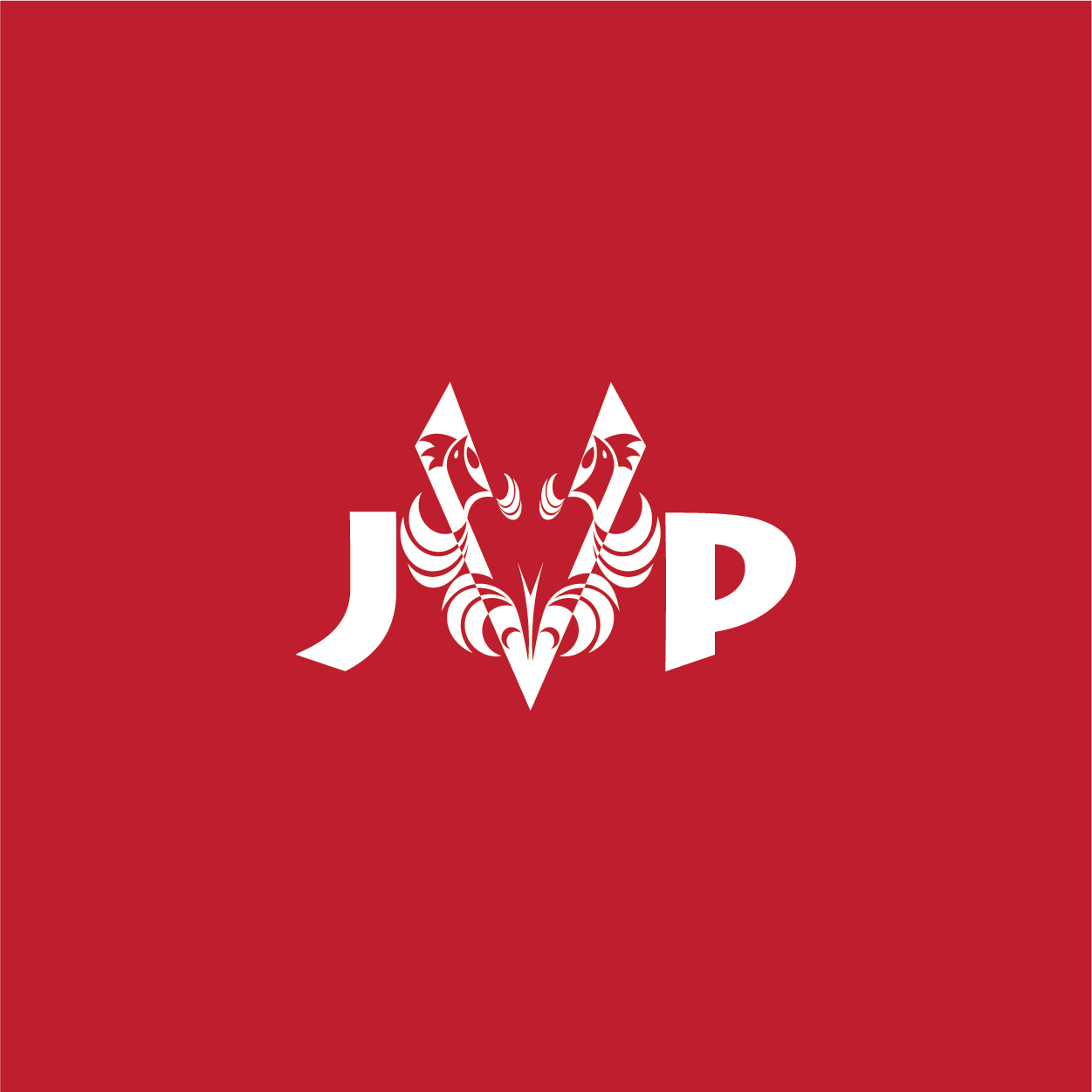 JVP Game Farm Logo White on Red