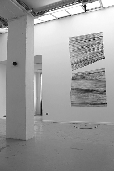 Lignes, mouvement à la verticale, 115cmx240 cm, Progress Gallery, 2017