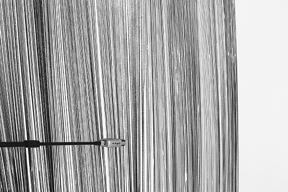 Lignes, réalisation in situ, captation,  Progress Gallery, Paris, 2017 