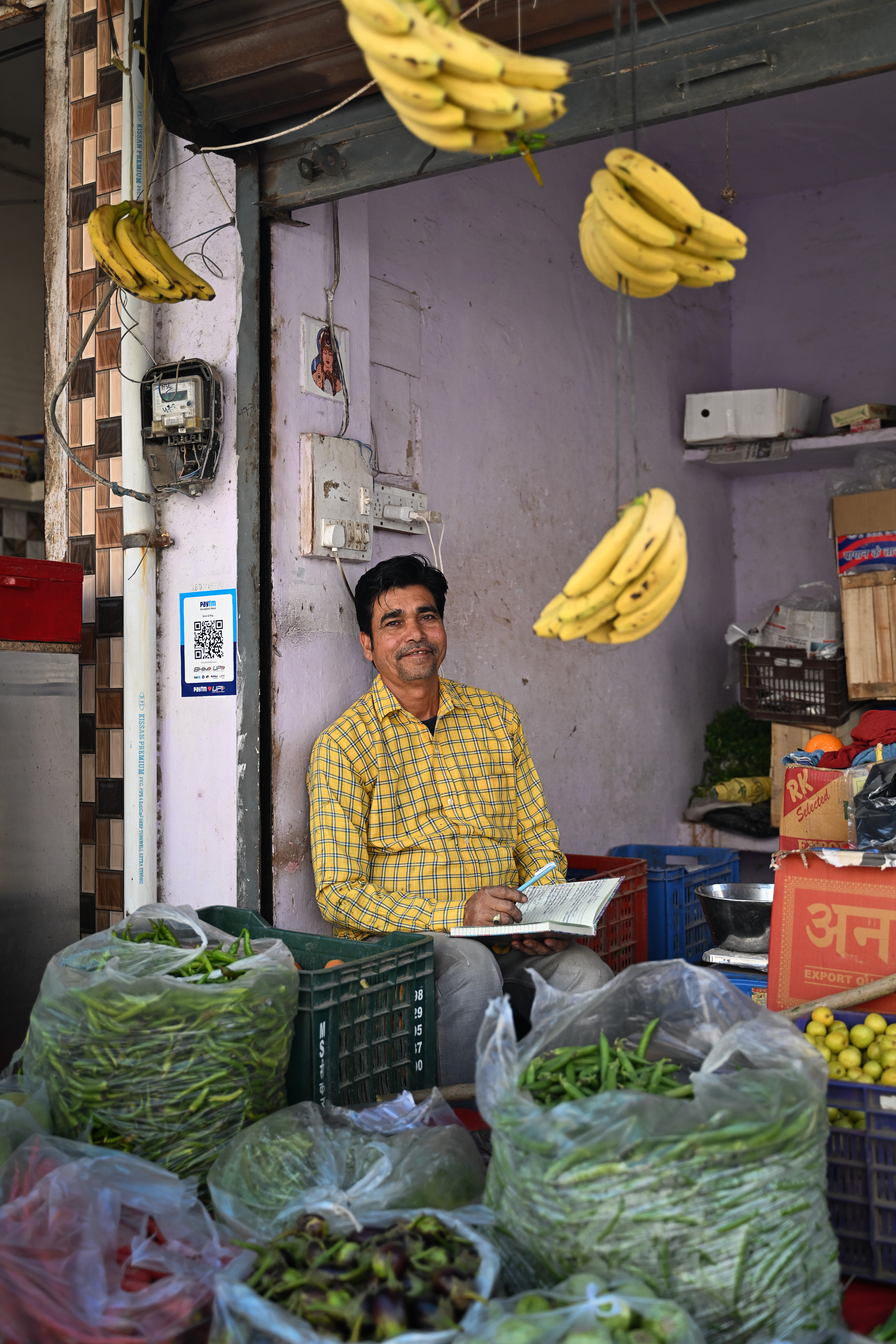 A man in a yellow shirt - Roopangarh, India 2025