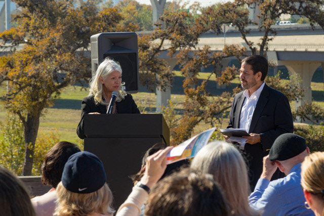 Snapshot Sculpture Ribbon Cutting, Council Member Karla Cisneros, District H and Adrian Garcia, Commissioner Harris County Precinct 2