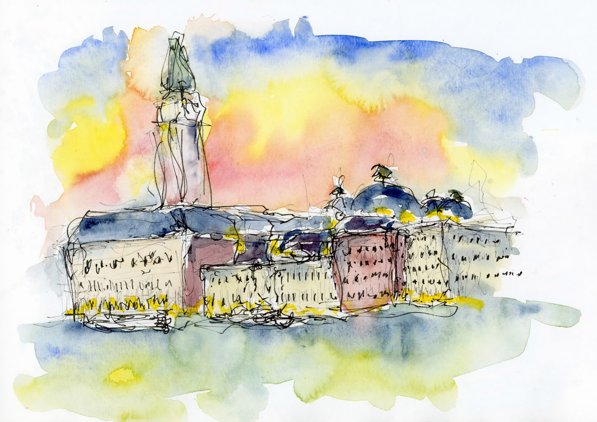 ** Watercolour Original ** by Julie Edwards Artist on Friday 18 September 2020 at , Worthing. . Picture by Julie Edwards.