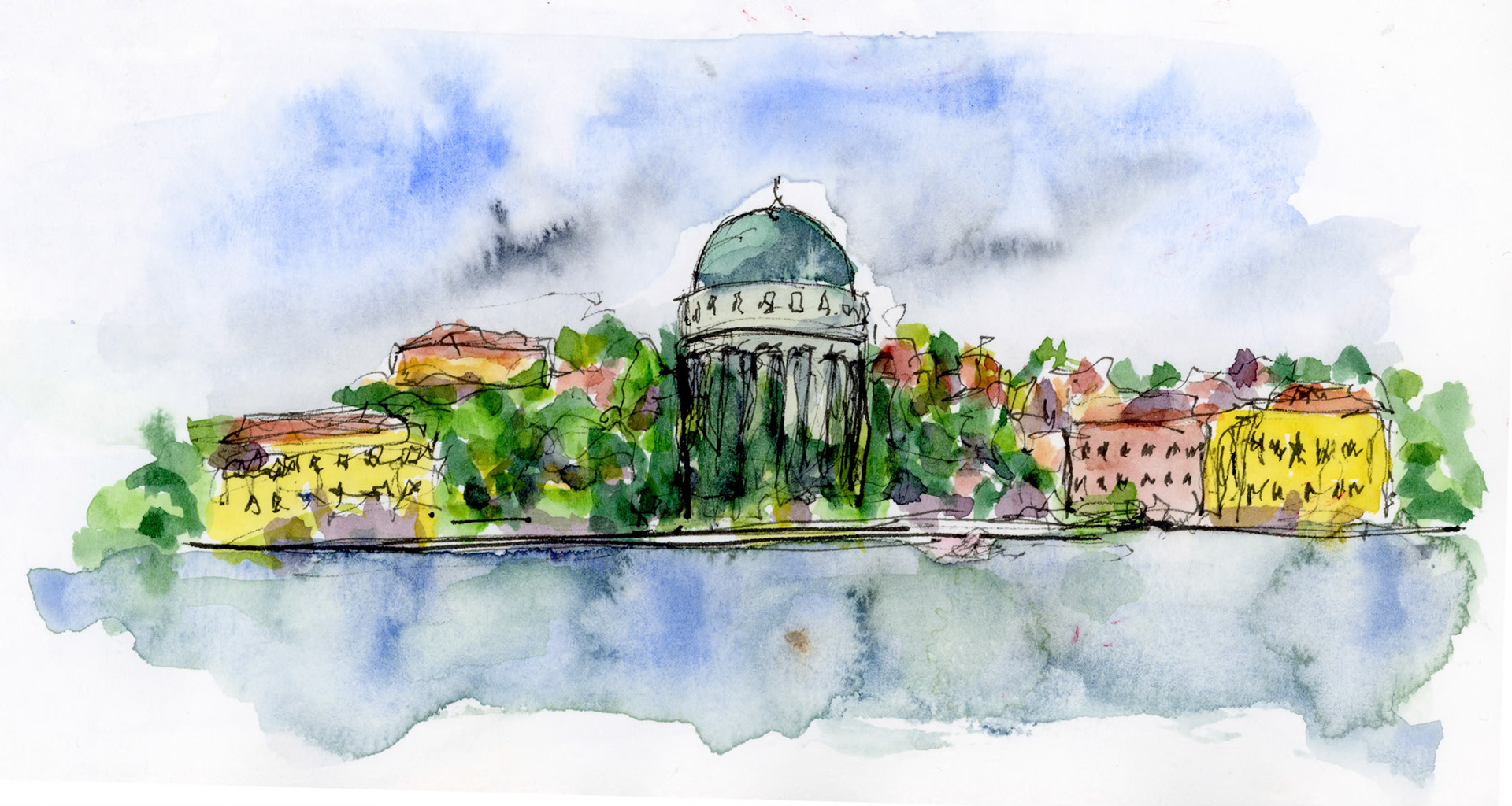 ** Watercolour Original ** by Julie Edwards Artist on Friday 18 September 2020 at , Worthing. . Picture by Julie Edwards.