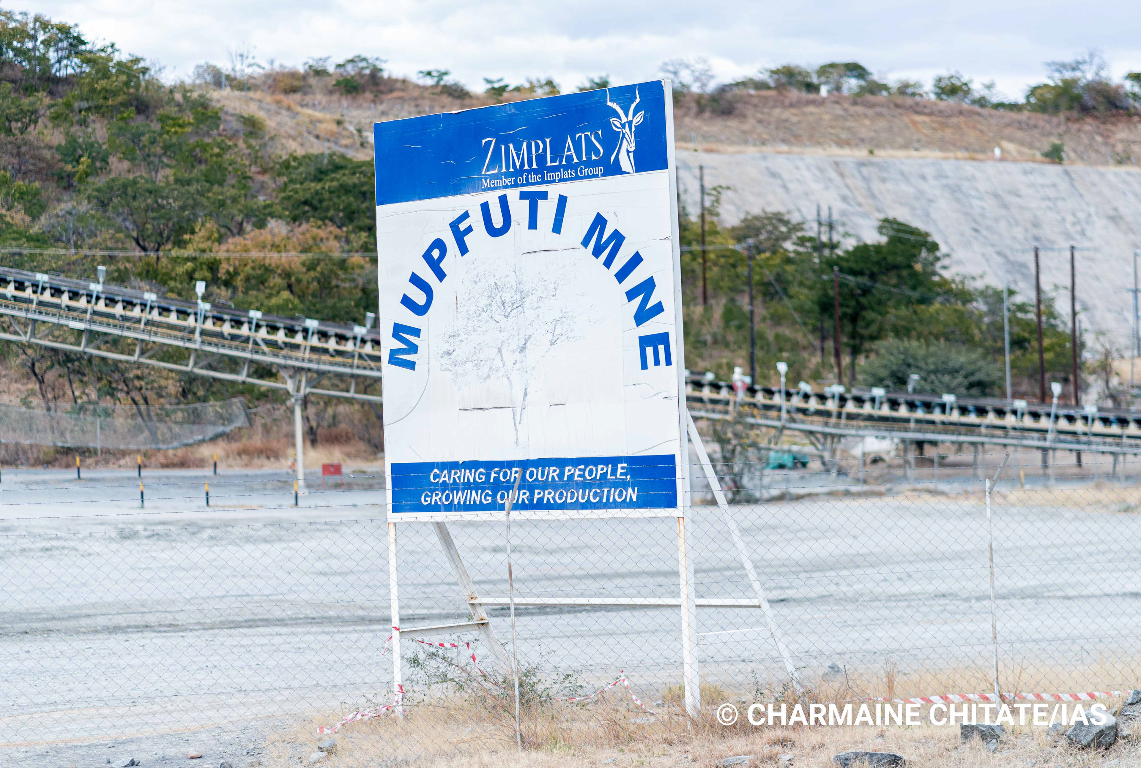 Mupfuti Mine is one of a multiple assets under ZIMPLATS. TB has become one of the occupational respiratory diseases associated with mines in Southern Africa due to silicosis causing a silica dust-associated TB. (Photographer: Charmaine Chitate/IAS)