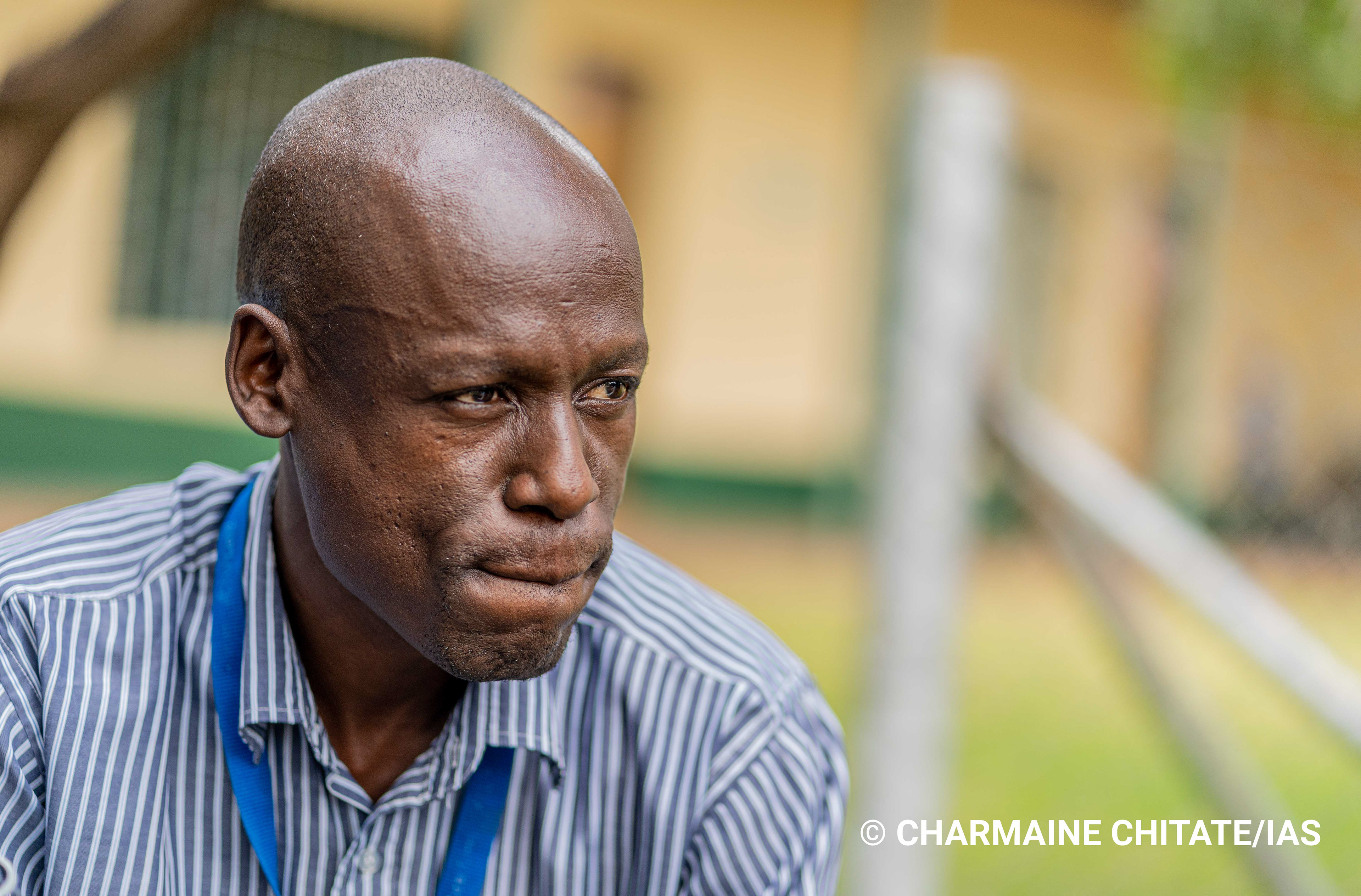 James Gauti (45), an employee at ZIMPLATS Mine, is undergoing TB treatment and accesses his medication at Ngezi Medical Clinic. (Photographer: Charmaine Chitate/IAS)