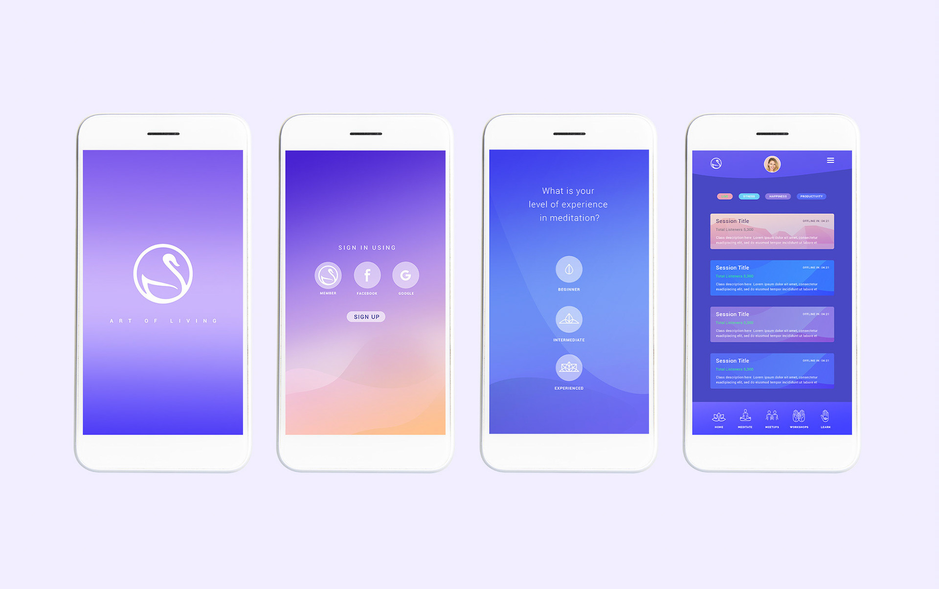 Mobile App UI Design