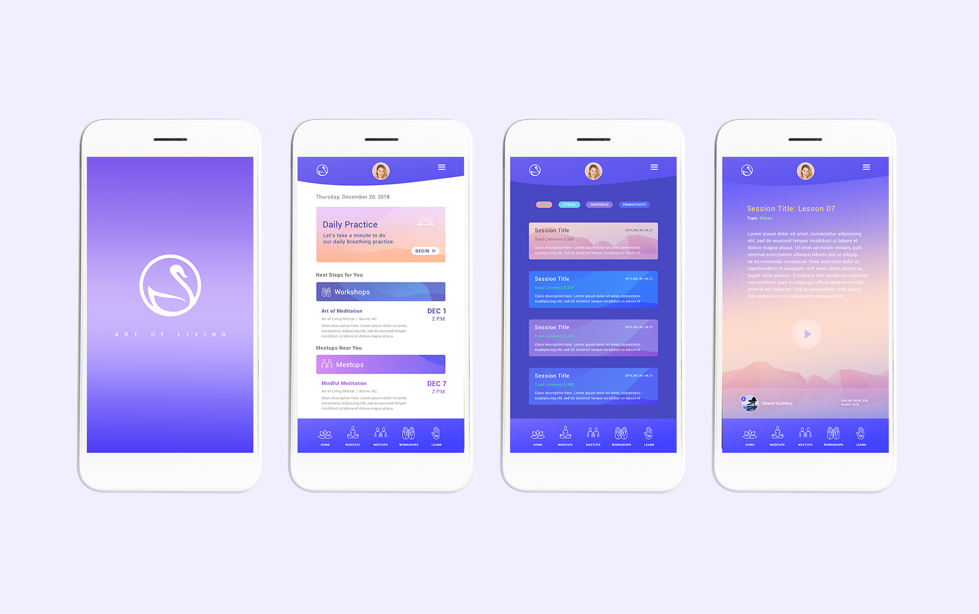 Mobile App UI Design