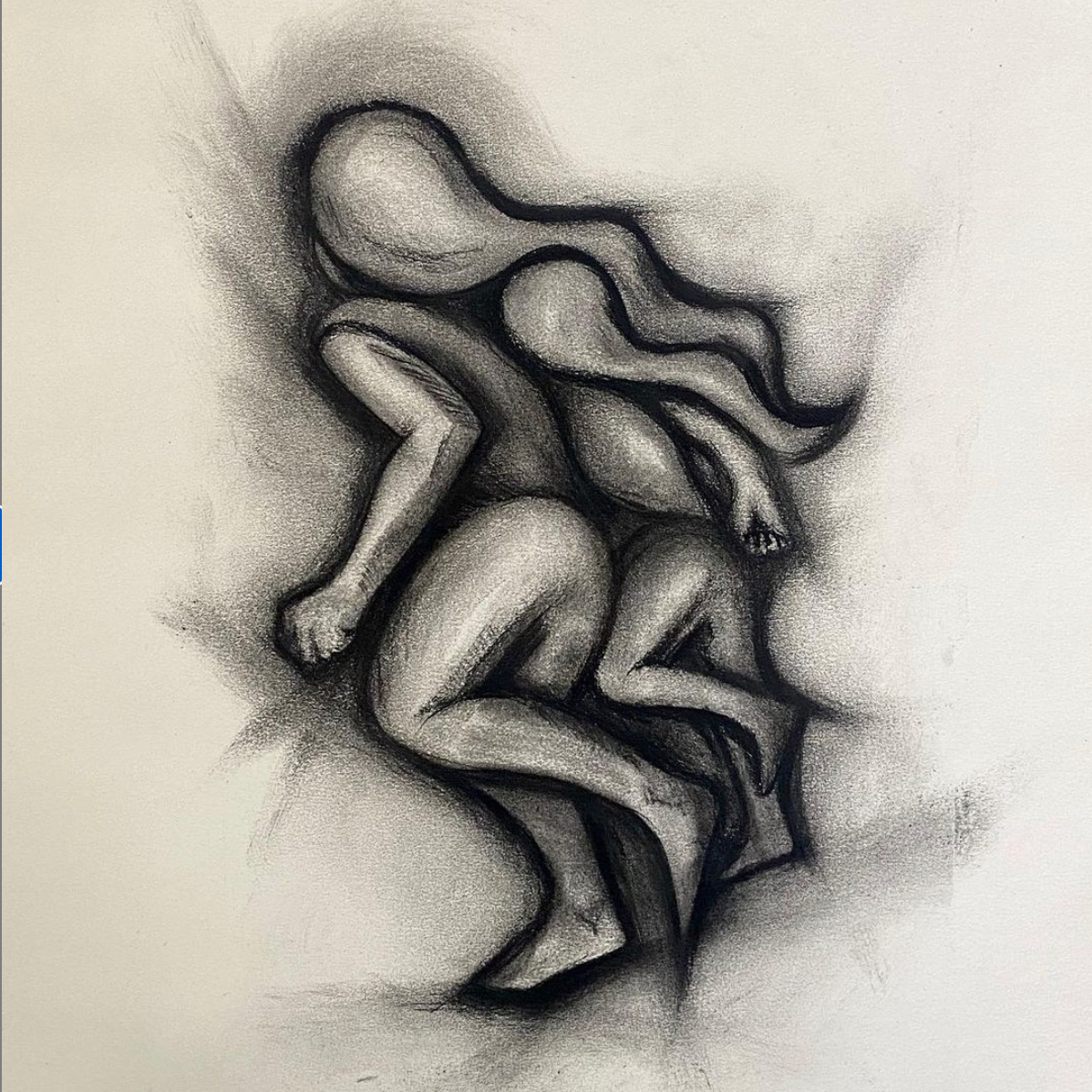 Charcoal on paper 12 x 14