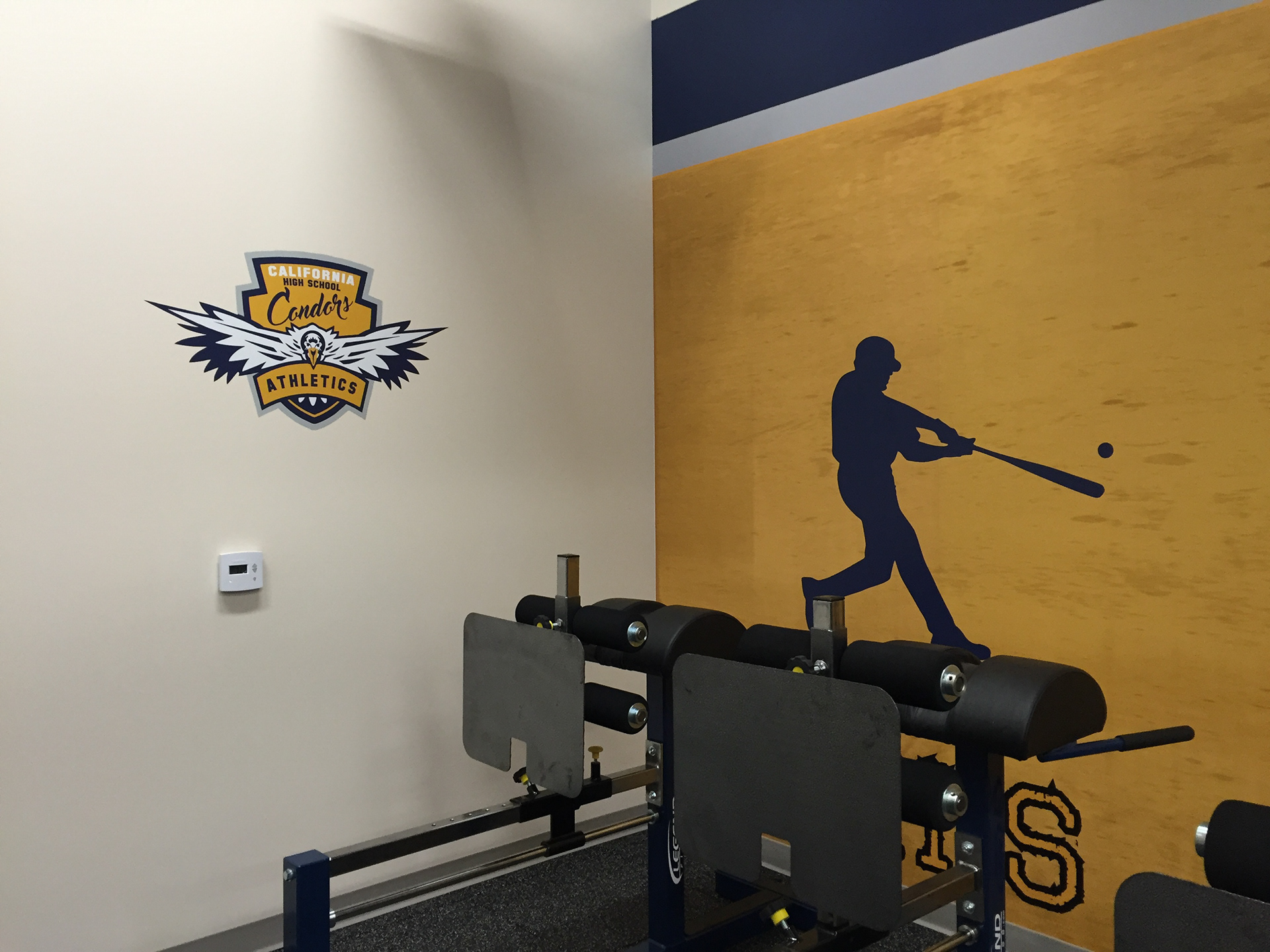 California High School, Whittier, CA Vinyl Sticker Application 5ft x 7ft