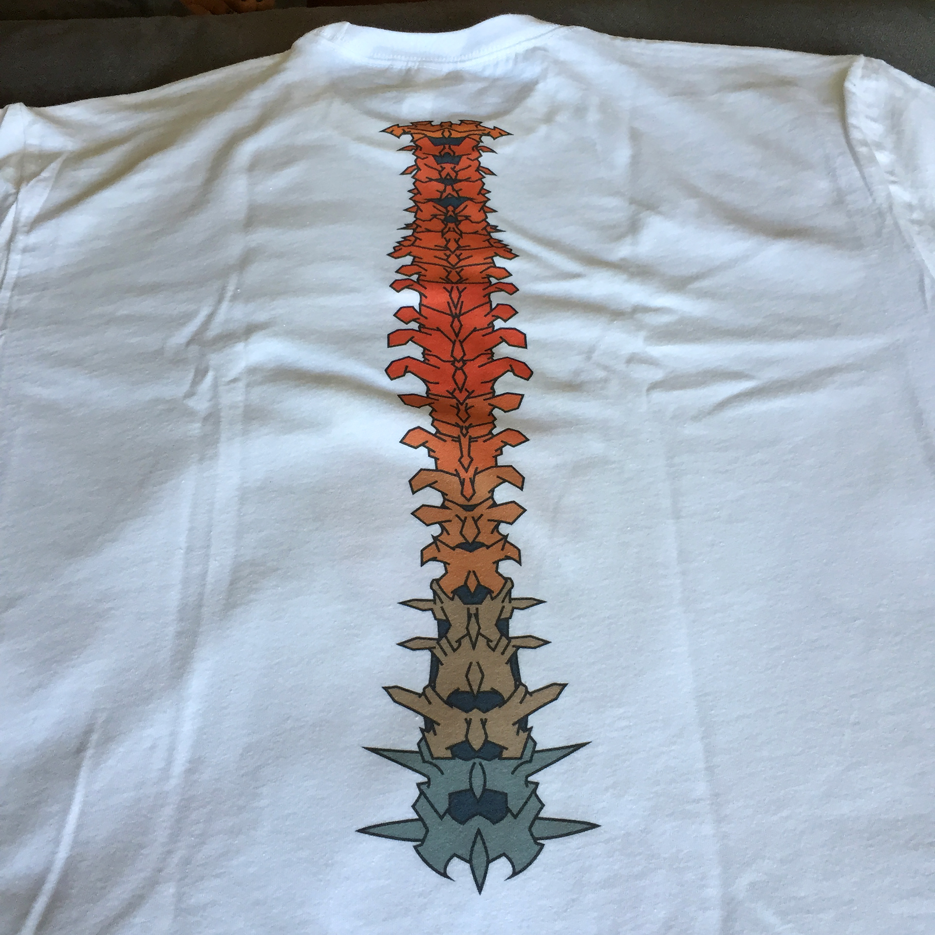 Spine on Spine - Custom Design for Client - Multicolor Sublimation