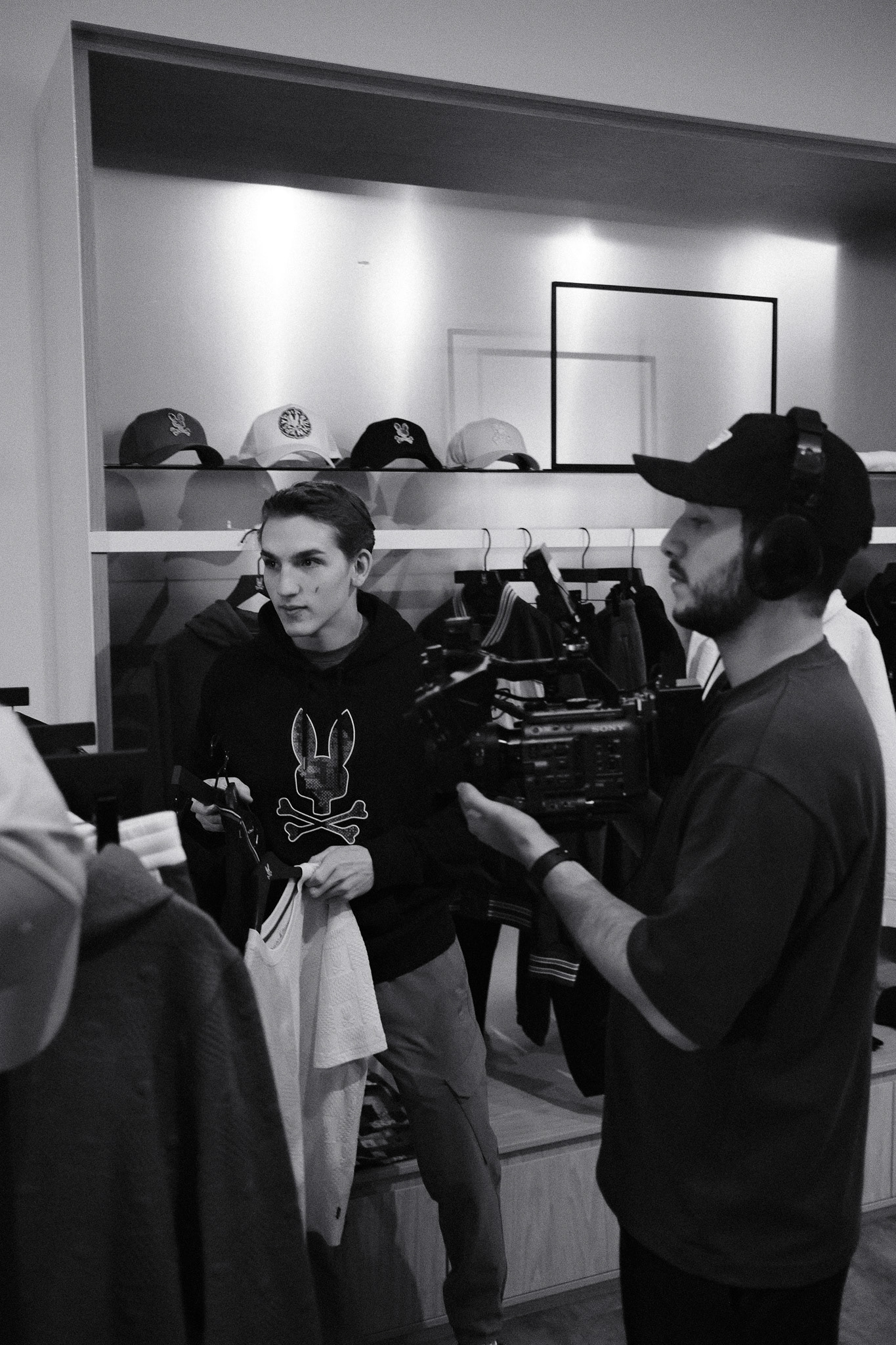 Nicolas Raffin, videographer, behind the scene, Psycho Bunny and Lane Hutson
