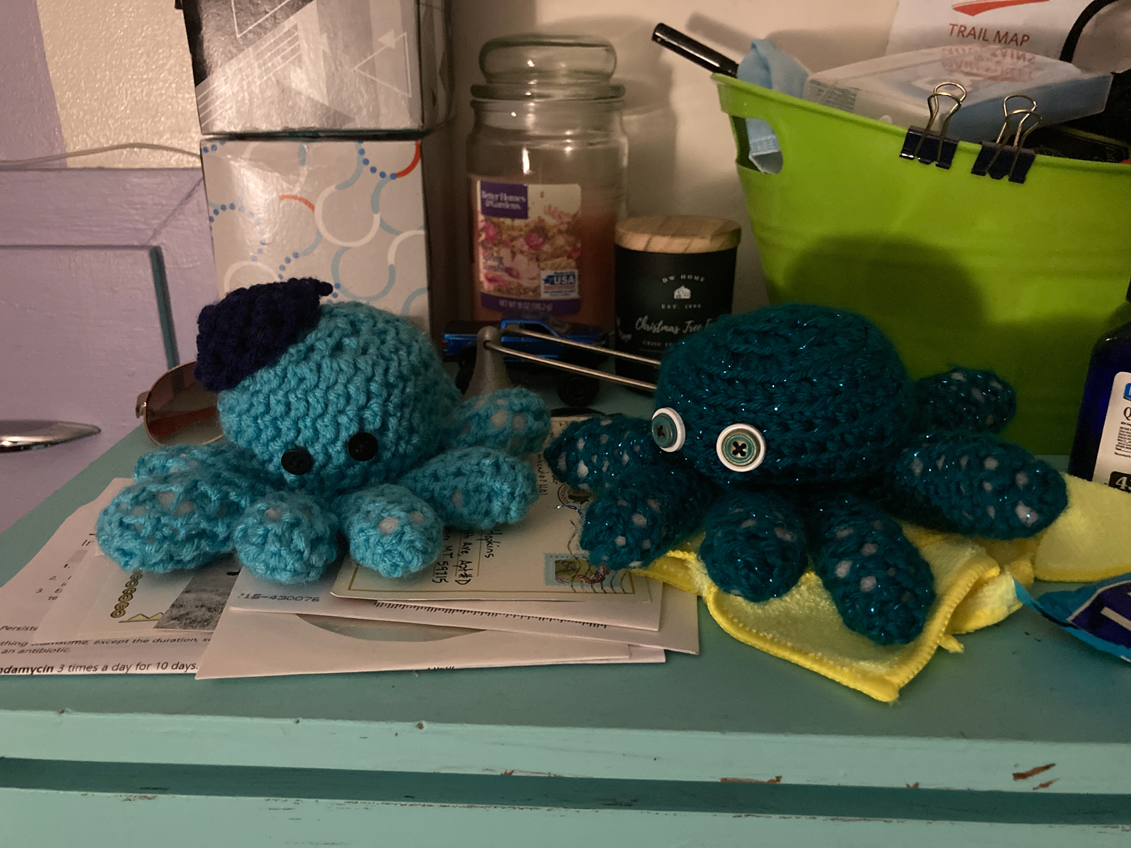 Crocheted creations that I make in my free time